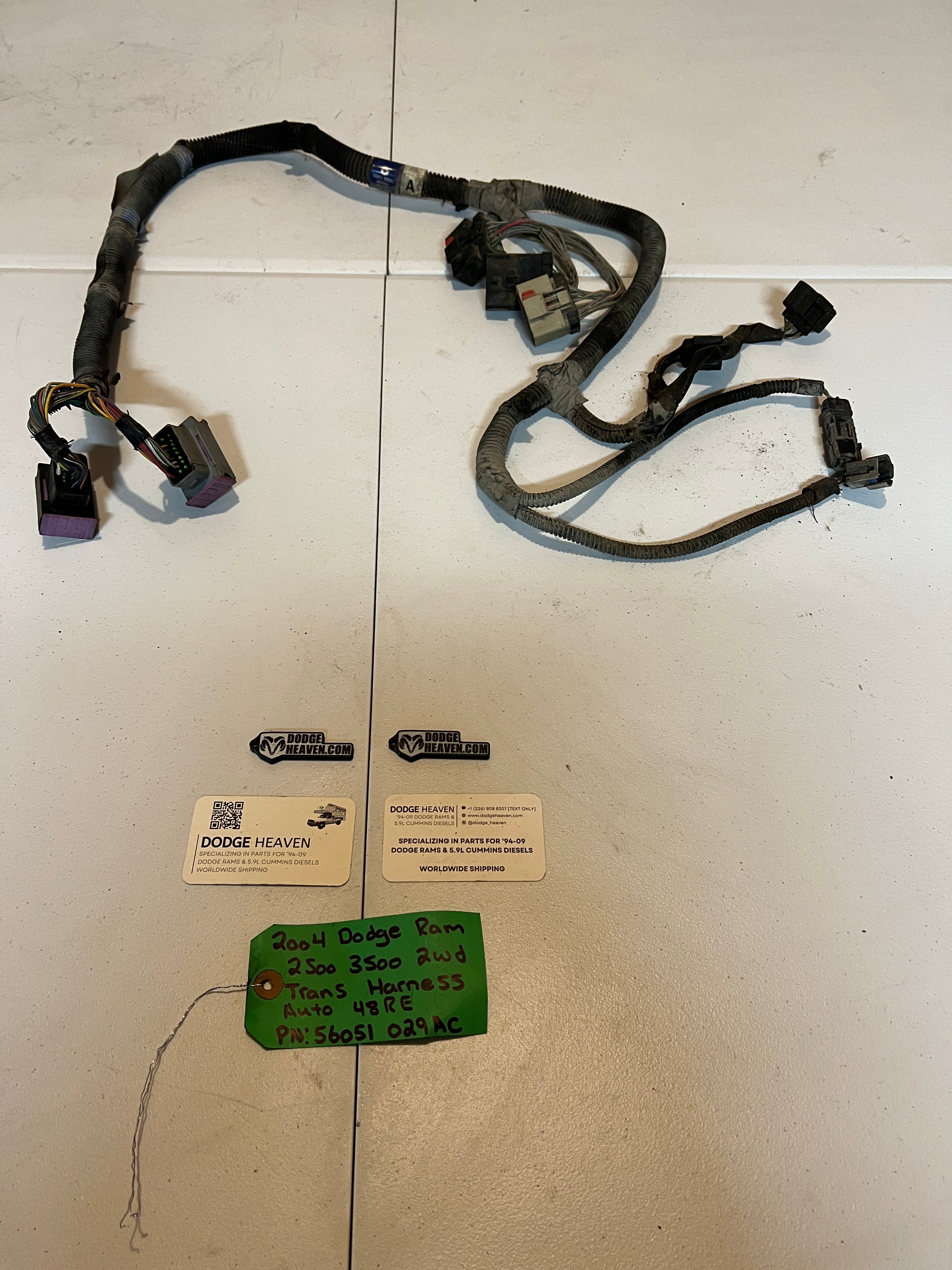 2004-2004 Dodge Ram 2500 3500 5.9L Cummins Transmission Wiring Harness