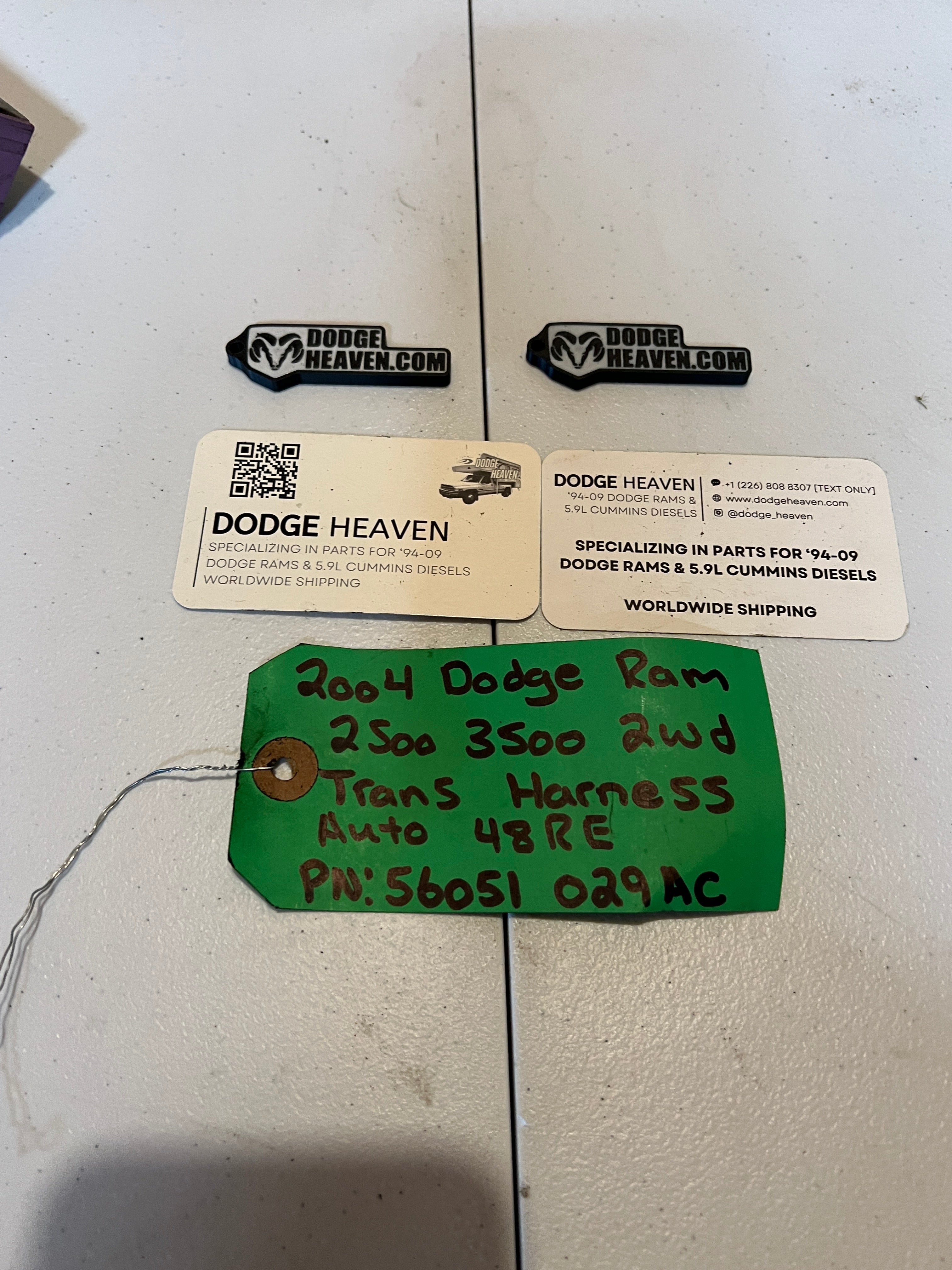 2004-2004 Dodge Ram 2500 3500 5.9L Cummins Transmission Wiring Harness