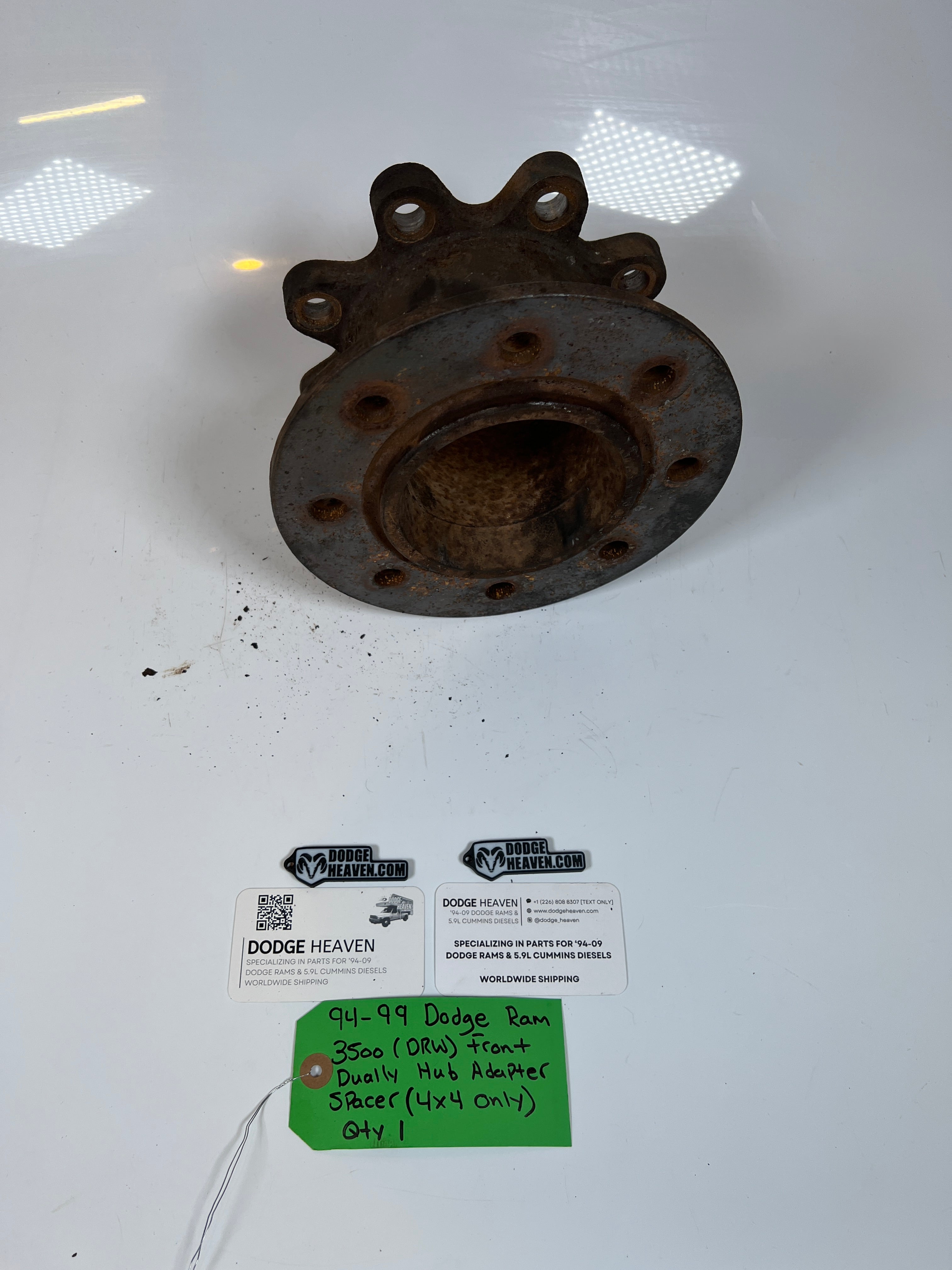 1994-1999 Dodge Ram 3500 Front Dually Hub Adapter Spacer 4x4 V10/ Diesel