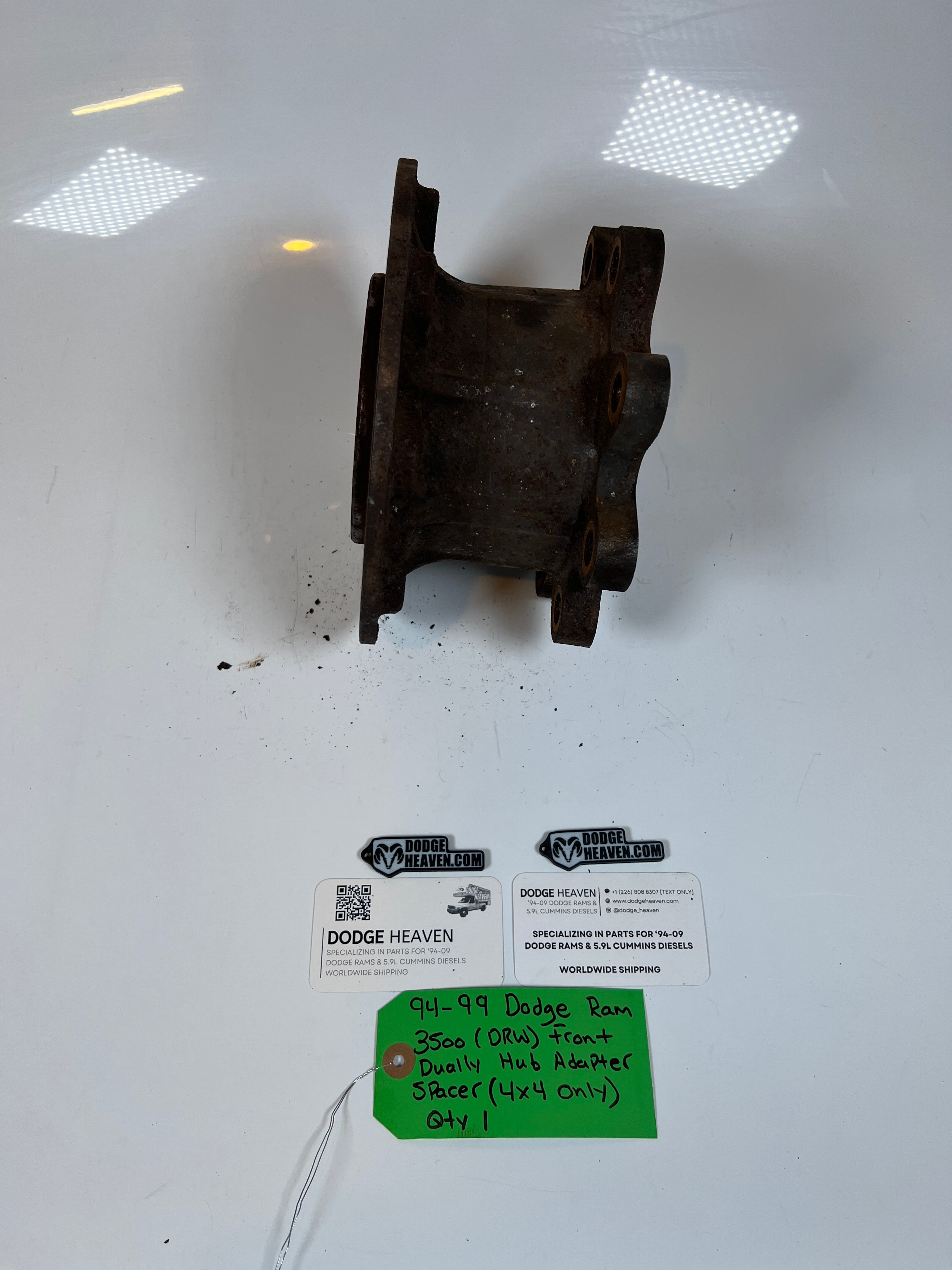 1994-1999 Dodge Ram 3500 Front Dually Hub Adapter Spacer 4x4 V10/ Diesel