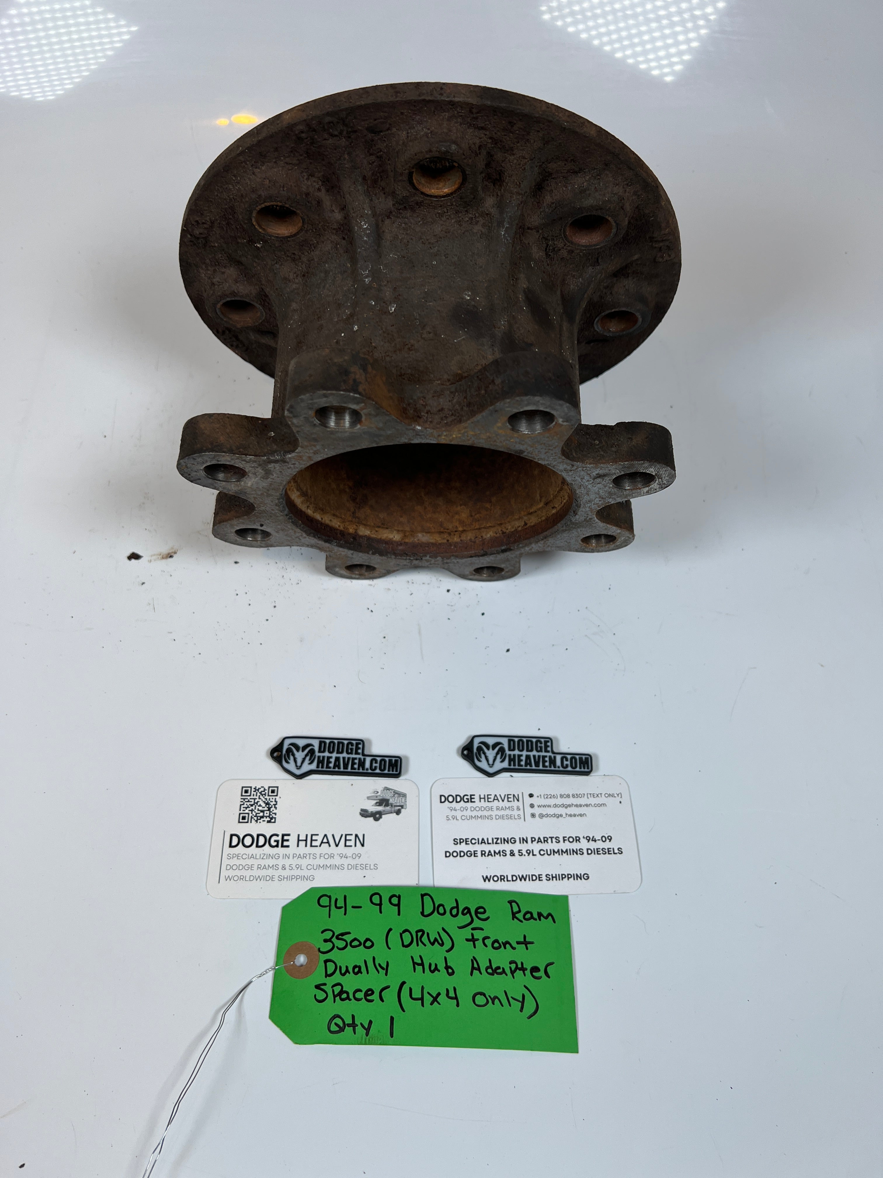 1994-1999 Dodge Ram 3500 Front Dually Hub Adapter Spacer 4x4 V10/ Diesel
