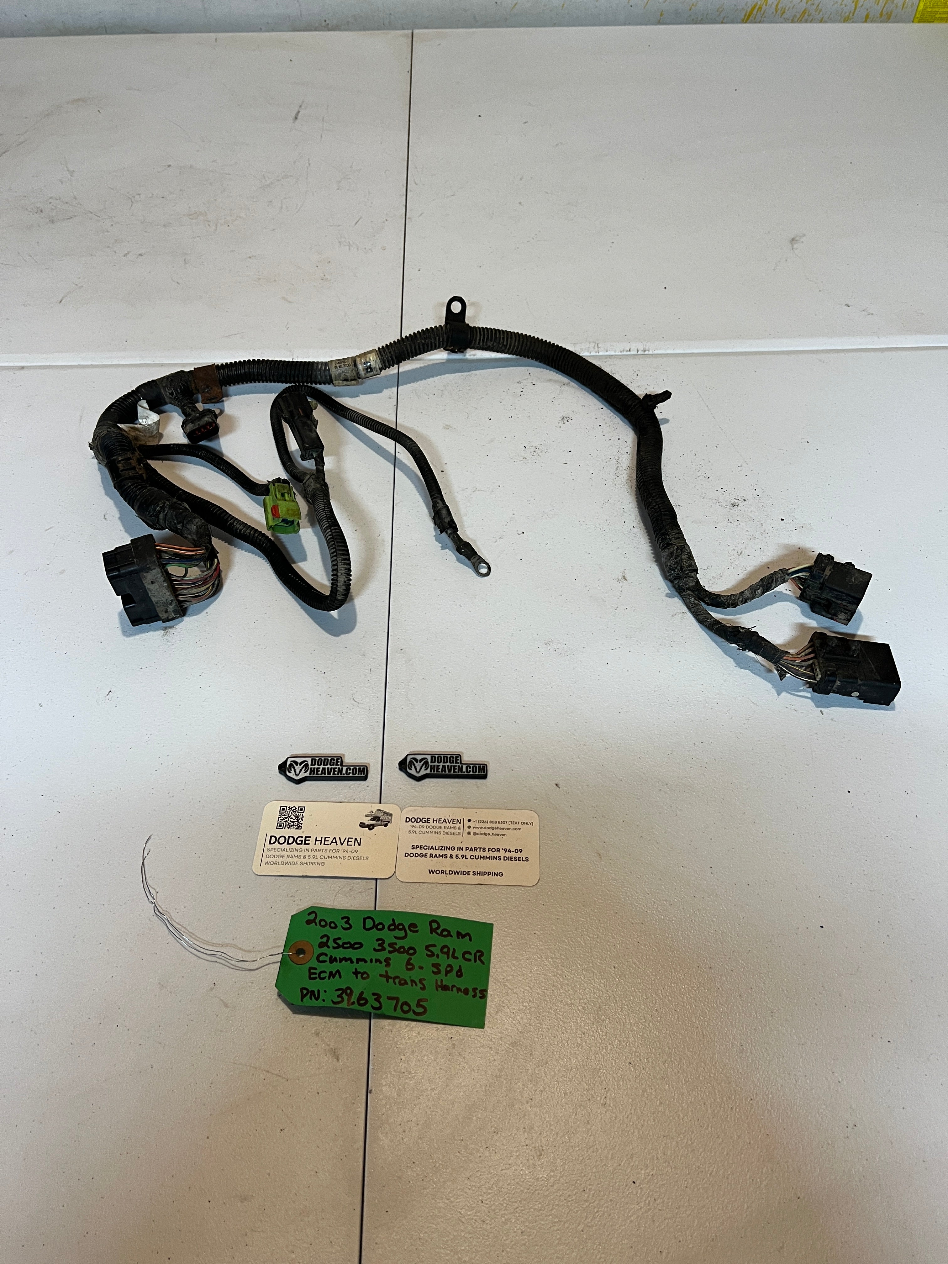 2003-2003 Dodge Ram 2500 3500 5.9L Cummins ECM Wiring Harness