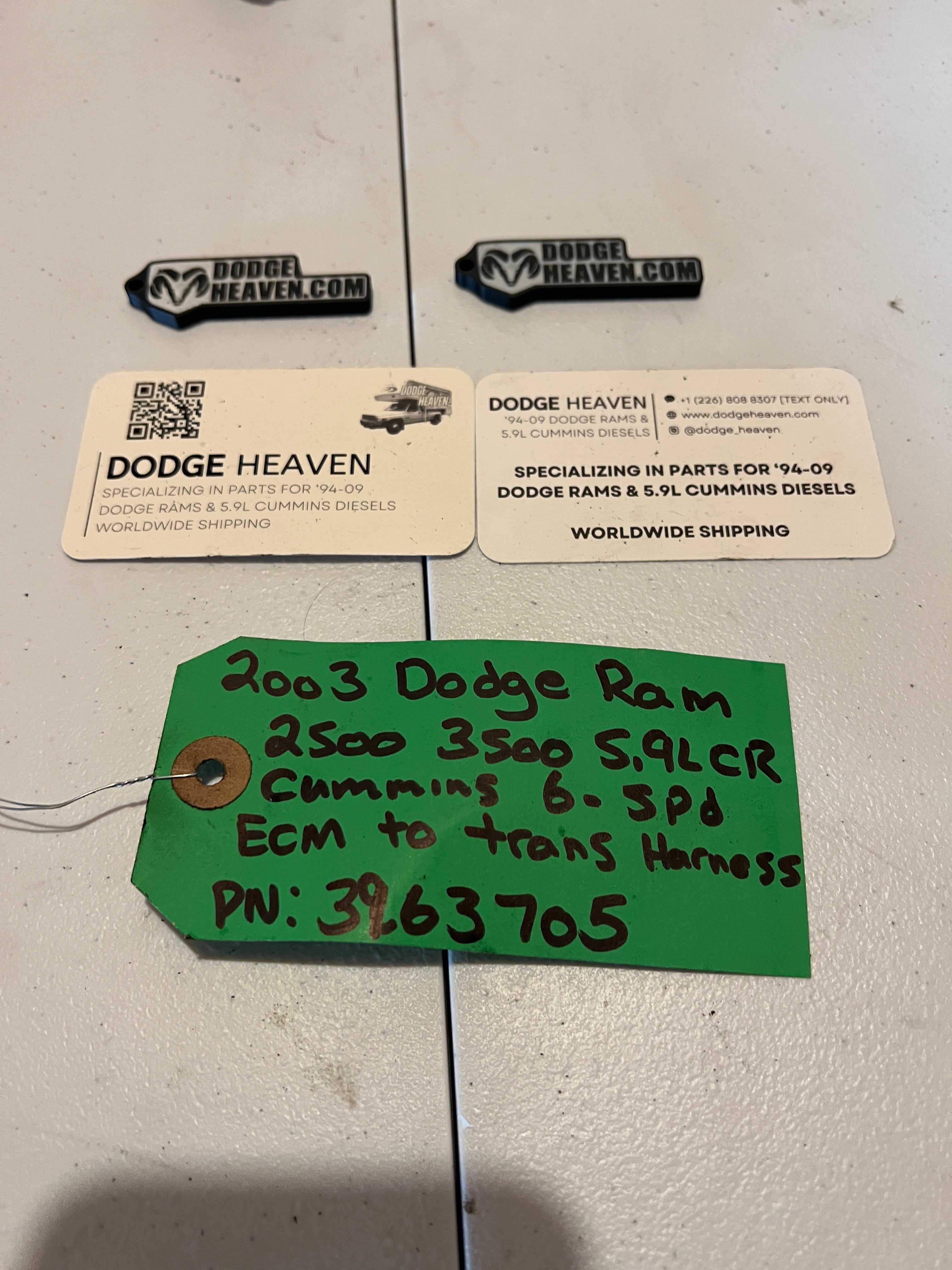 2003-2003 Dodge Ram 2500 3500 5.9L Cummins ECM Wiring Harness