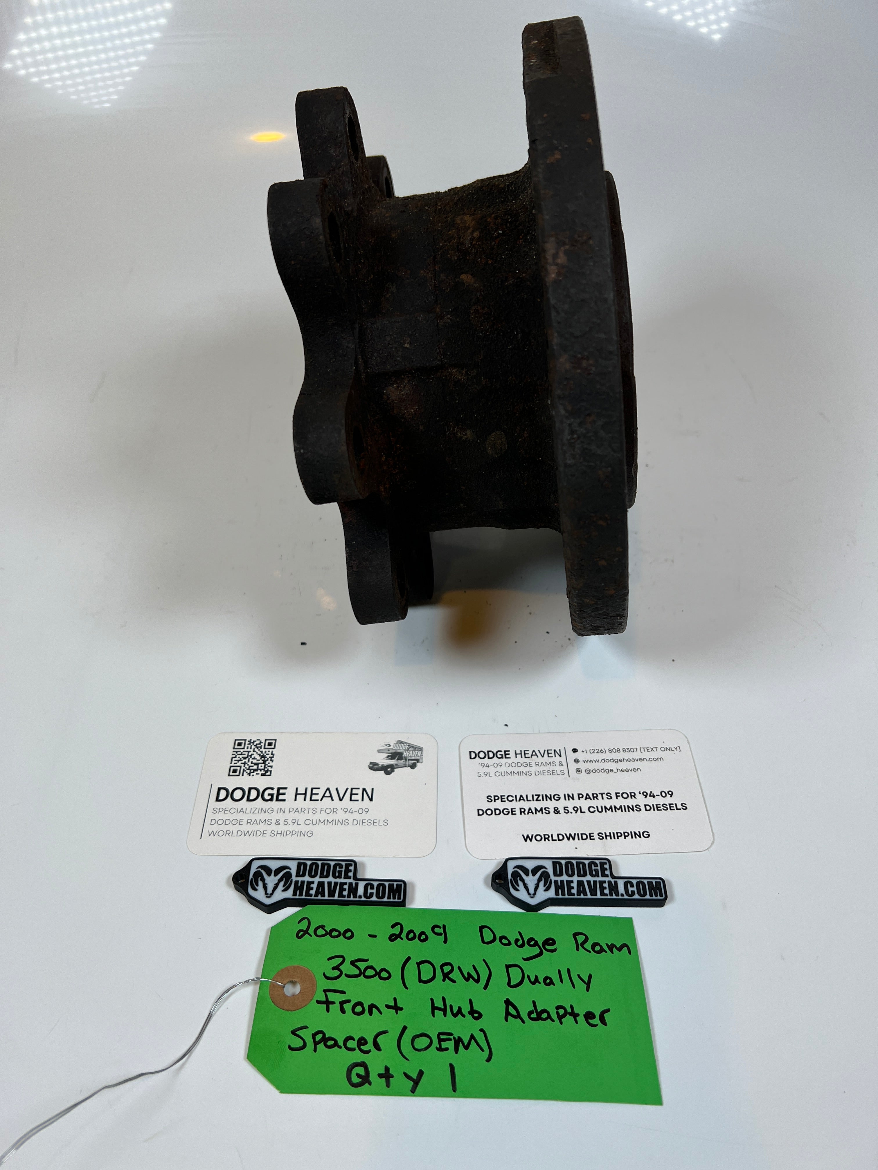 2000-2009 Dodge Ram 3500 Dually Front Hub Adapter Spacer (Gas & Diesel)