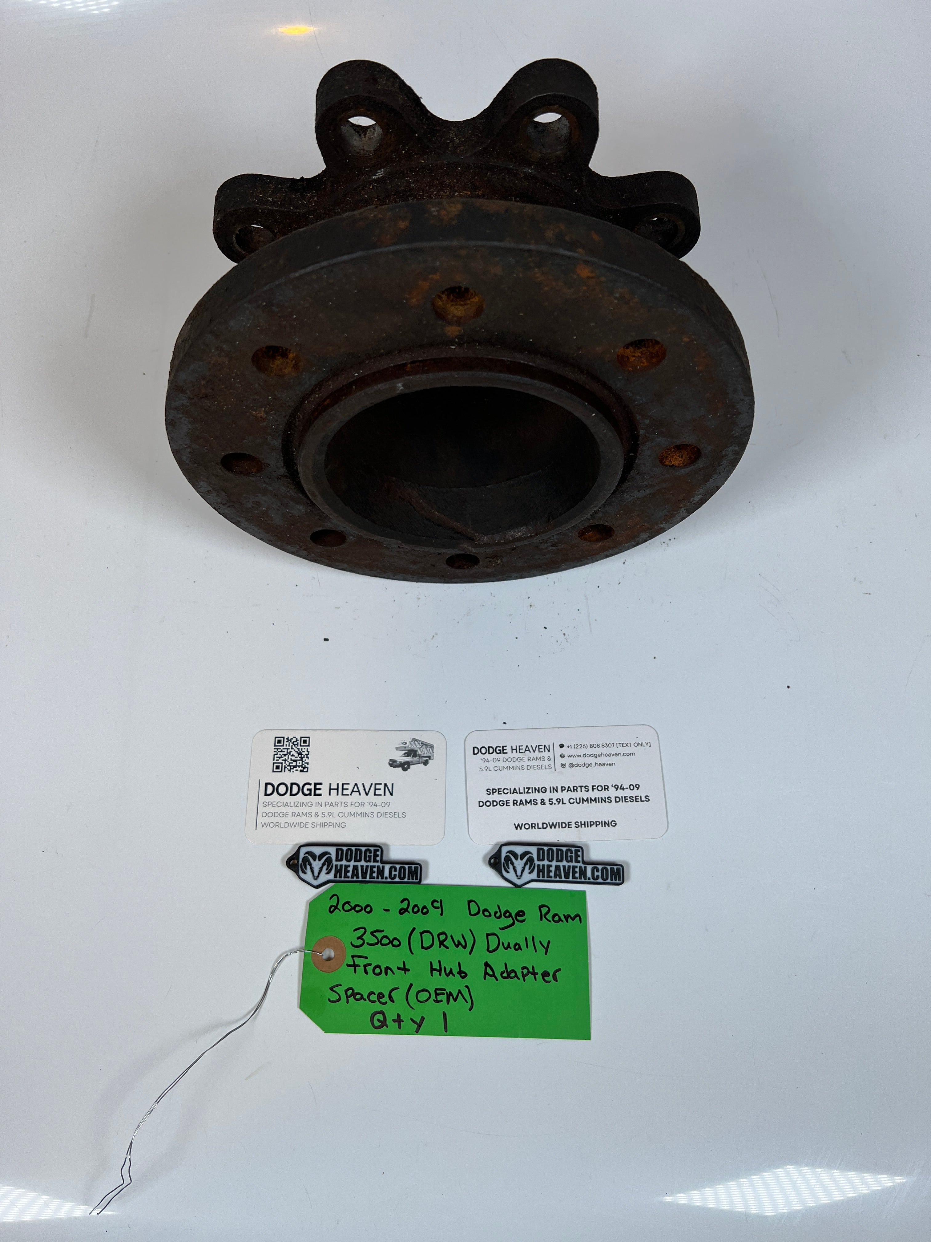 2000-2009 Dodge Ram 3500 Dually Front Hub Adapter Spacer (Gas & Diesel)