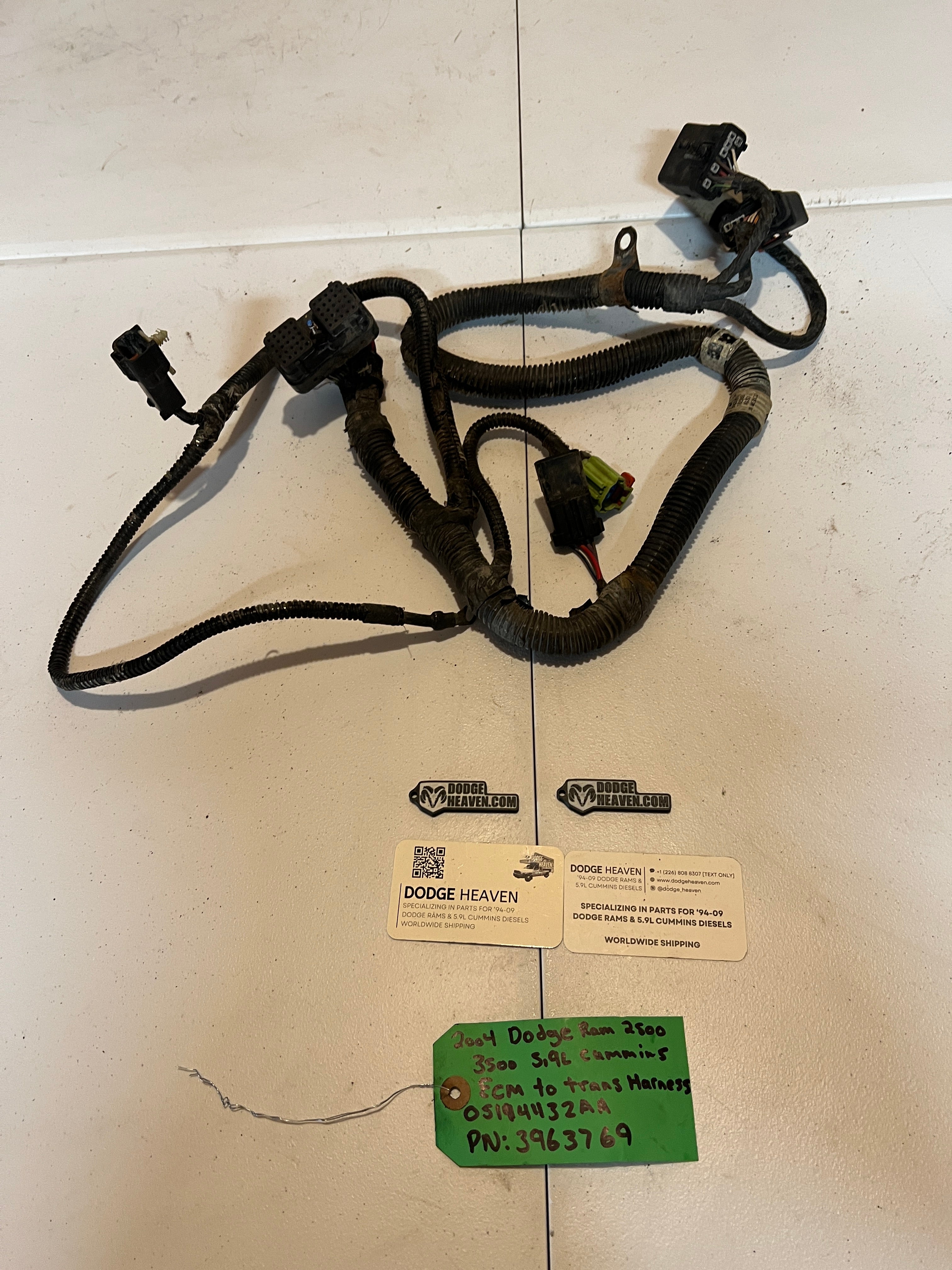 2004-2004 Dodge Ram 2500 3500 5.9L Cummins ECM Wiring Harness