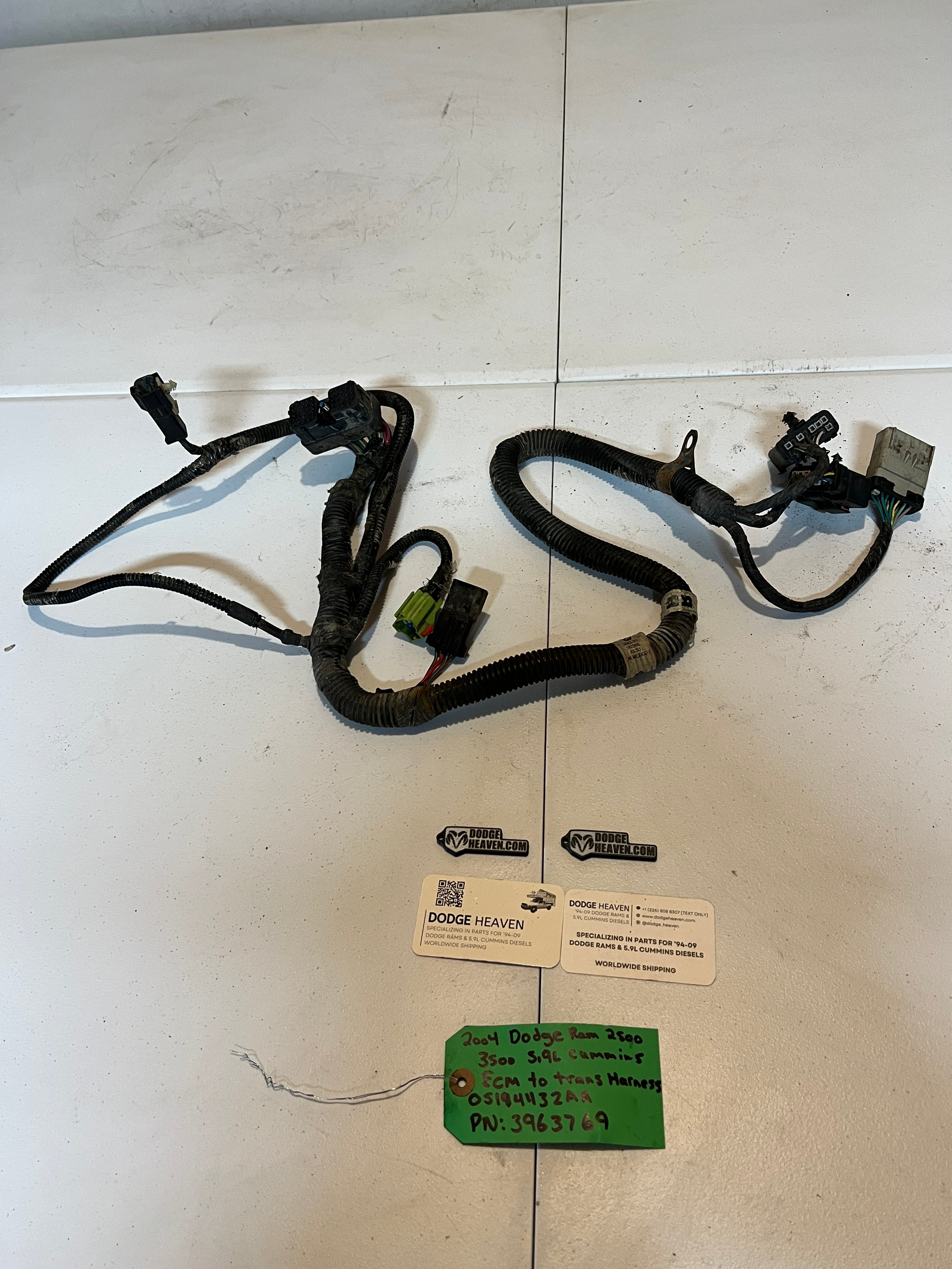 2004-2004 Dodge Ram 2500 3500 5.9L Cummins ECM Wiring Harness