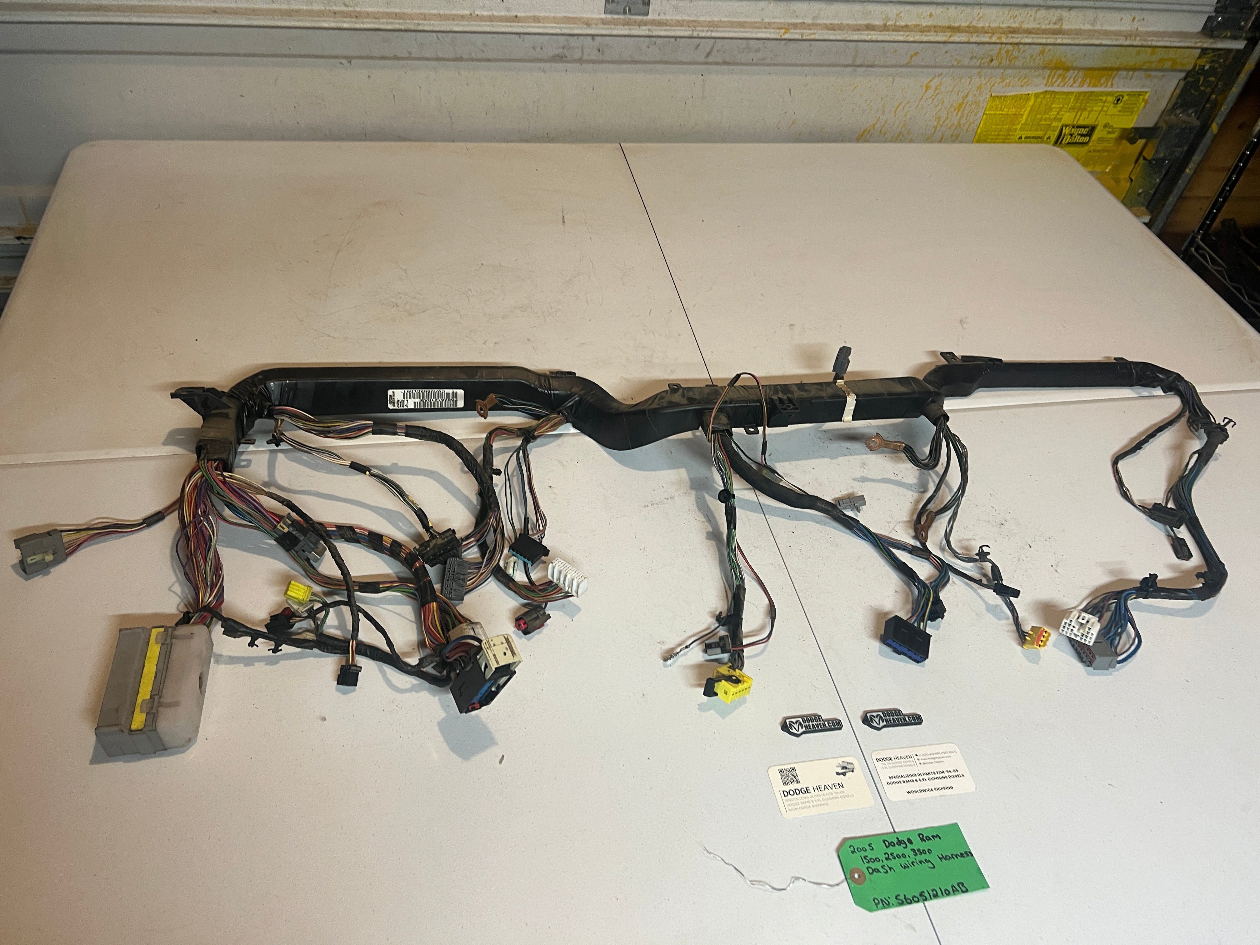2005-2005 Dodge Ram 1500-3500 Interior Dash Wiring Harness
