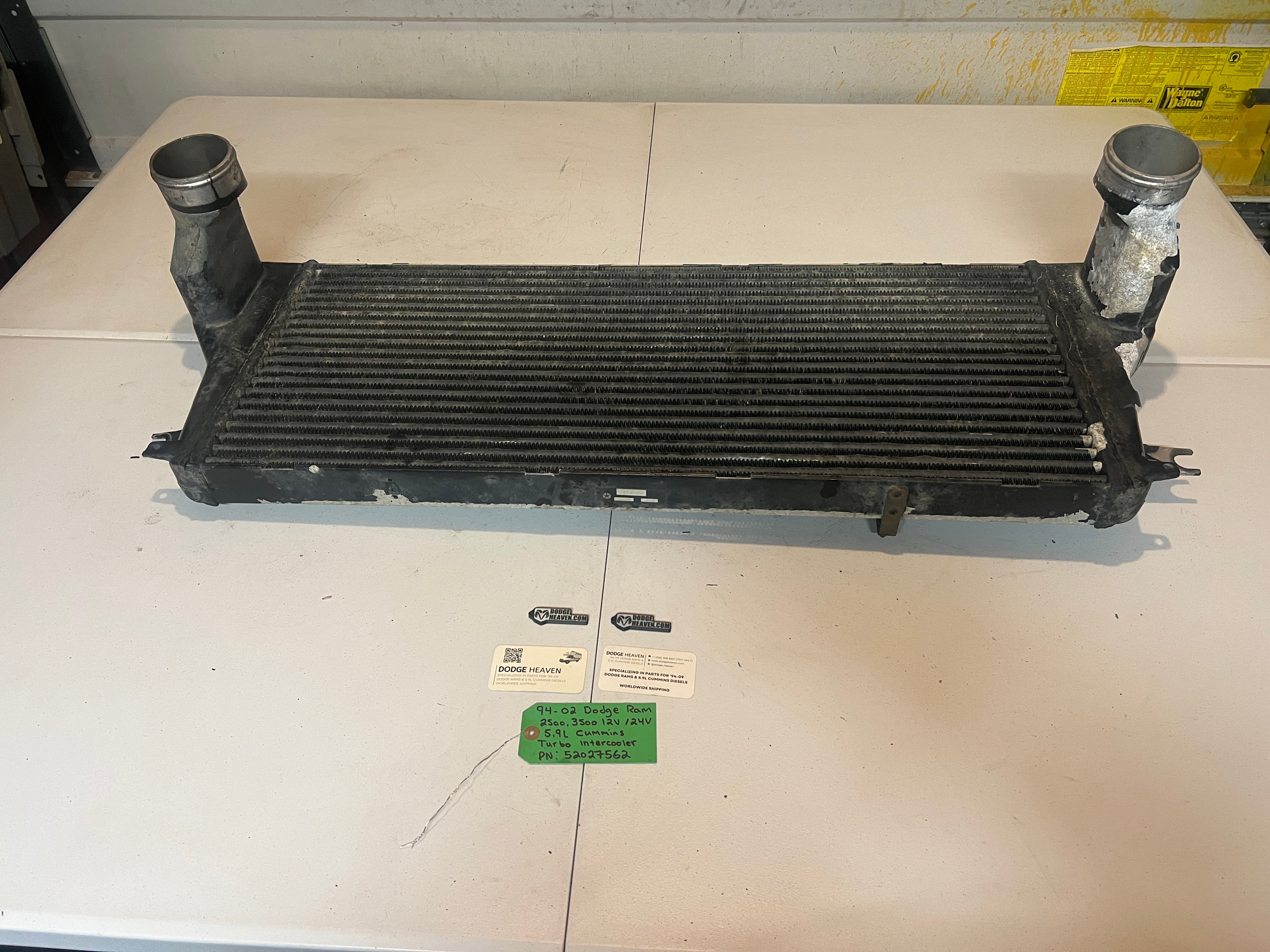 1994-2002 Dodge Ram 2500 3500 5.9L Cummins 12V & 24V Intercooler Air to Air