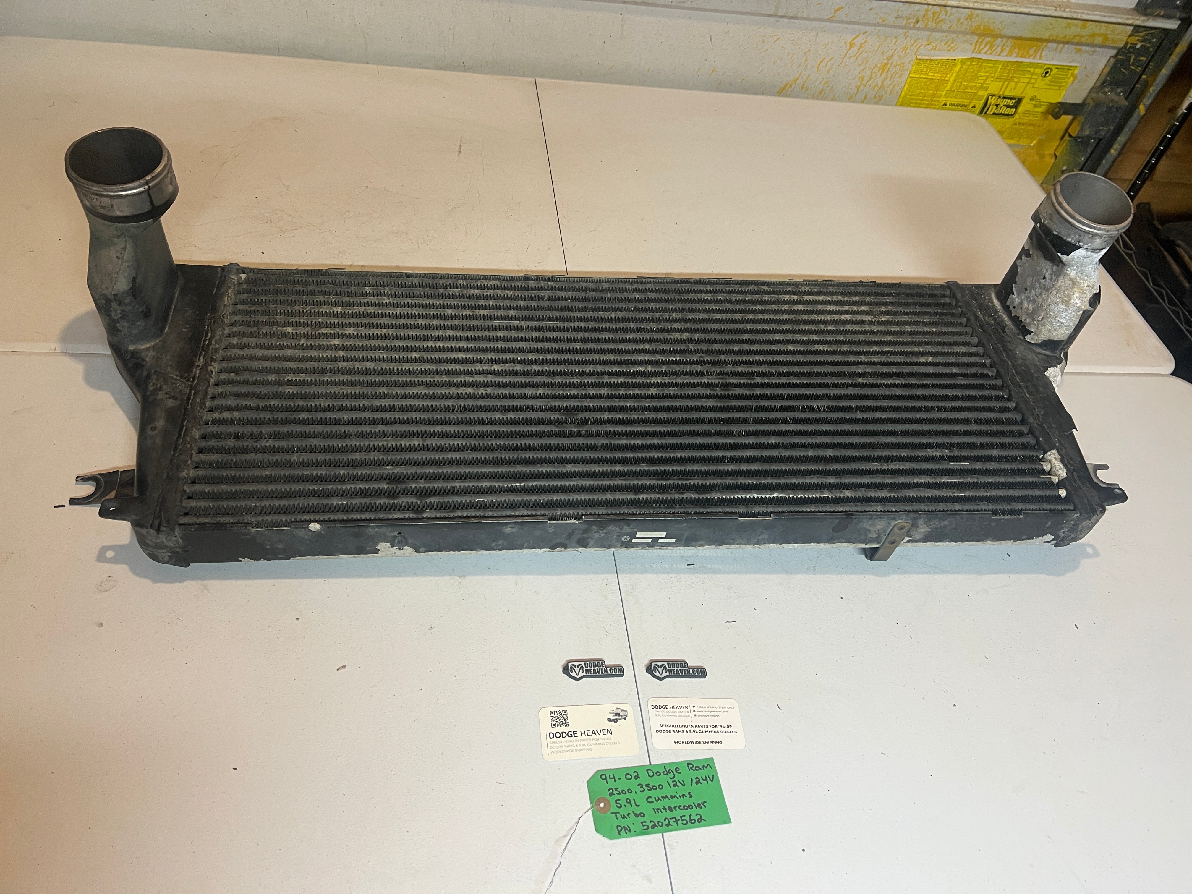1994-2002 Dodge Ram 2500 3500 5.9L Cummins 12V & 24V Intercooler Air to Air
