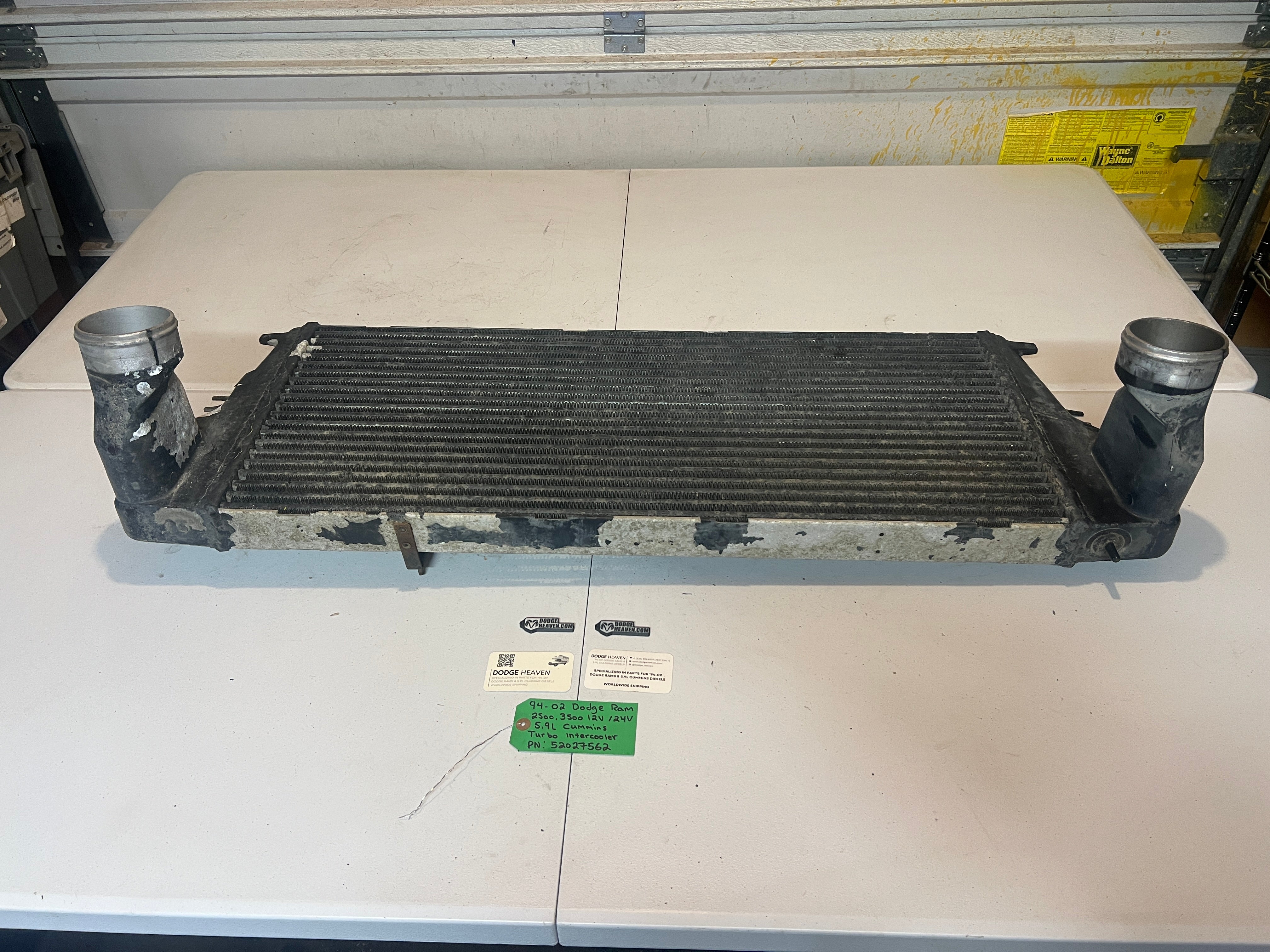 1994-2002 Dodge Ram 2500 3500 5.9L Cummins 12V & 24V Intercooler Air to Air