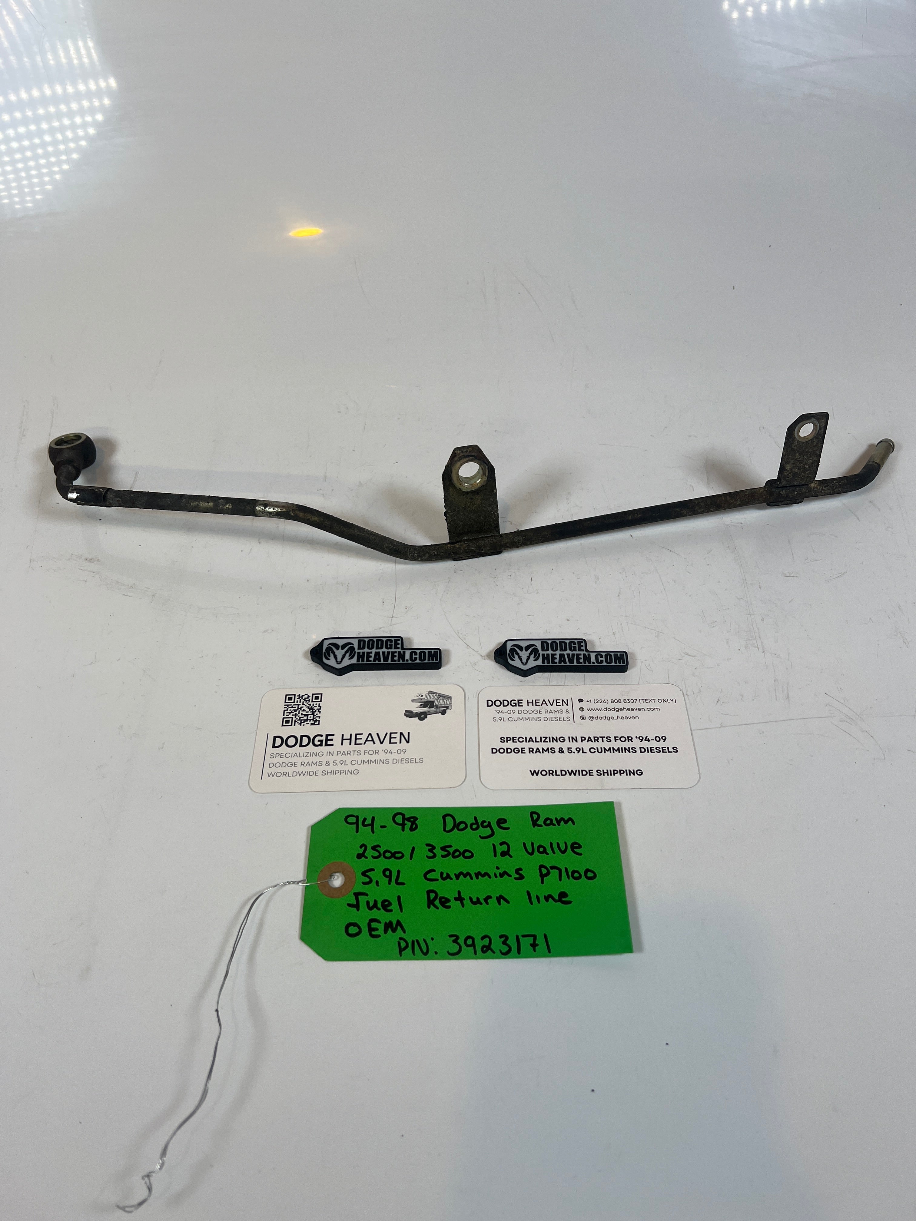1994-1998 Dodge Ram 12V 5.9l Cummins P7100 Pump Fuel Return Line