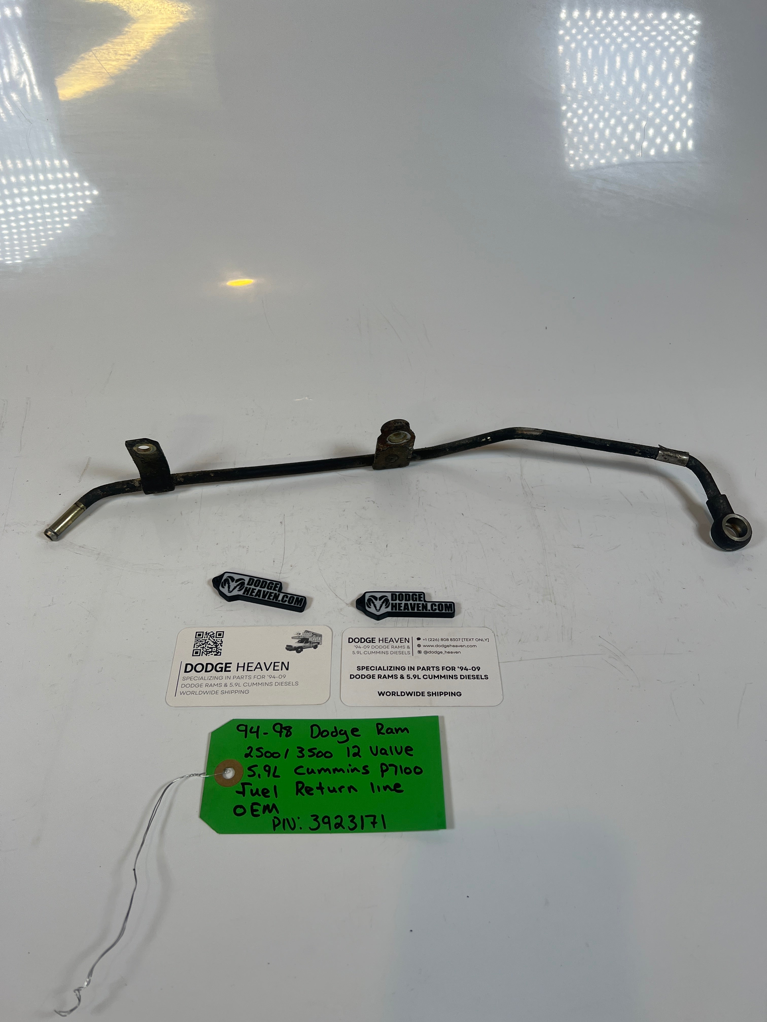 1994-1998 Dodge Ram 12V 5.9l Cummins P7100 Pump Fuel Return Line