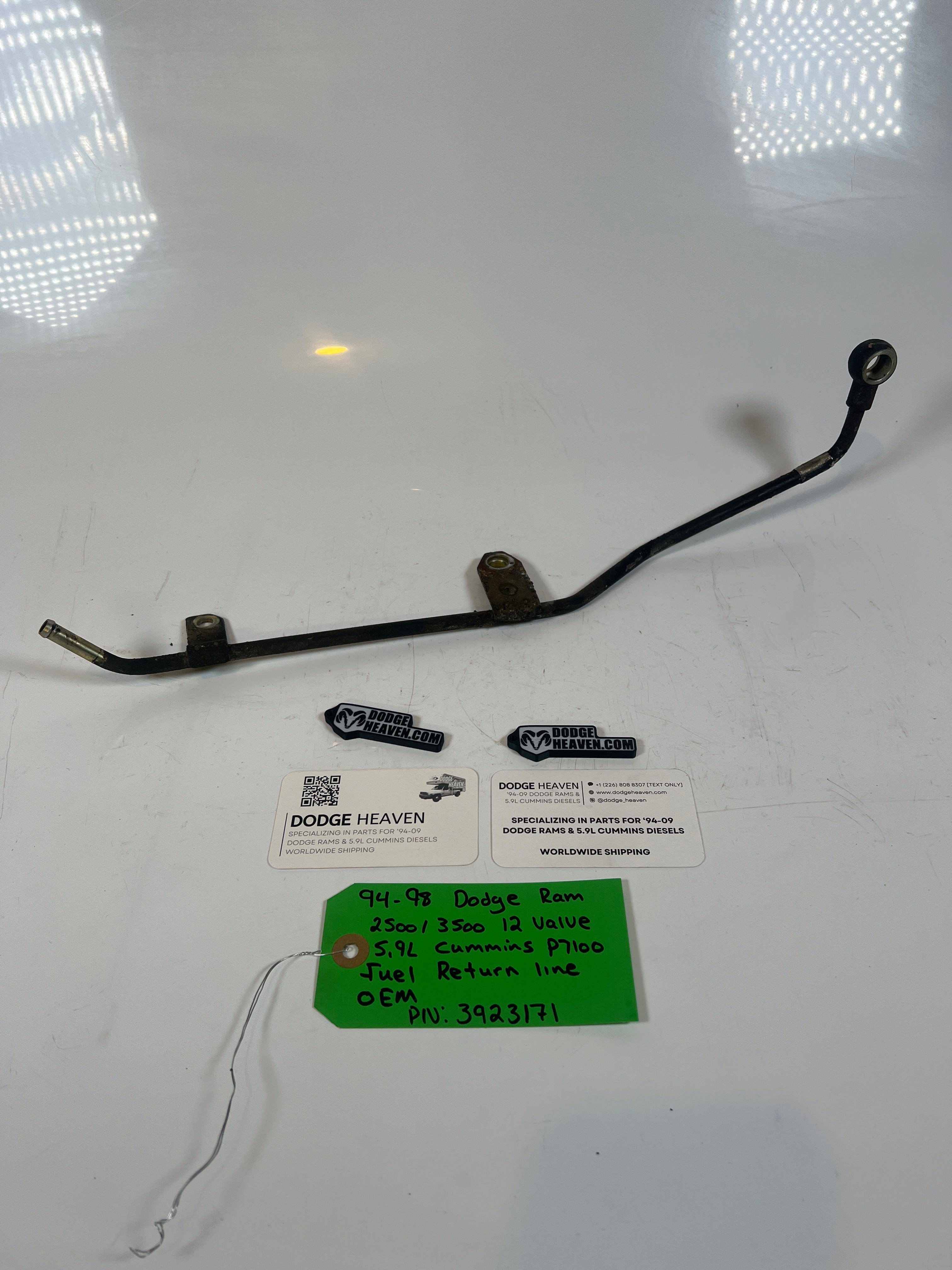 1994-1998 Dodge Ram 12V 5.9l Cummins P7100 Pump Fuel Return Line