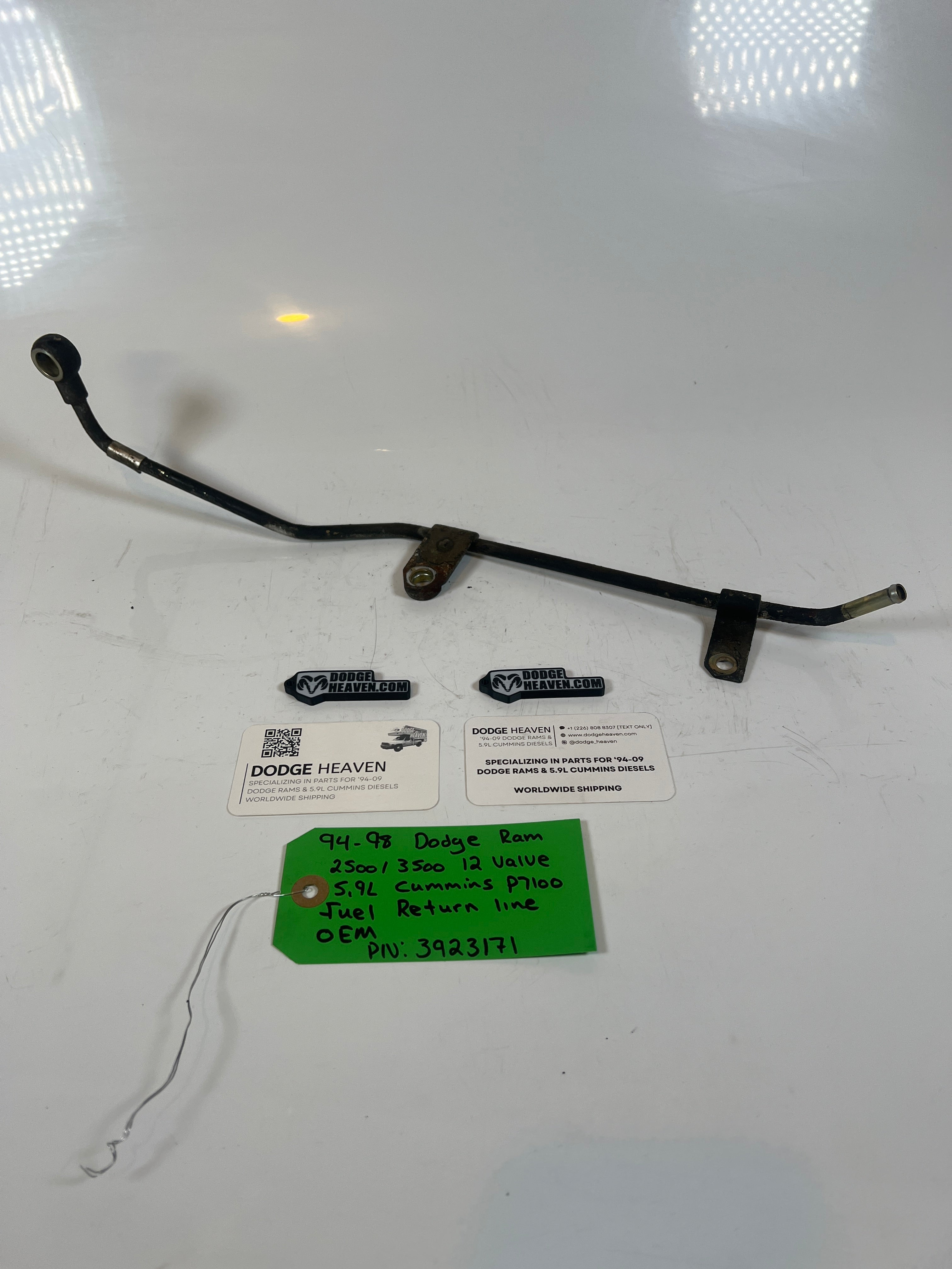 1994-1998 Dodge Ram 12V 5.9l Cummins P7100 Pump Fuel Return Line