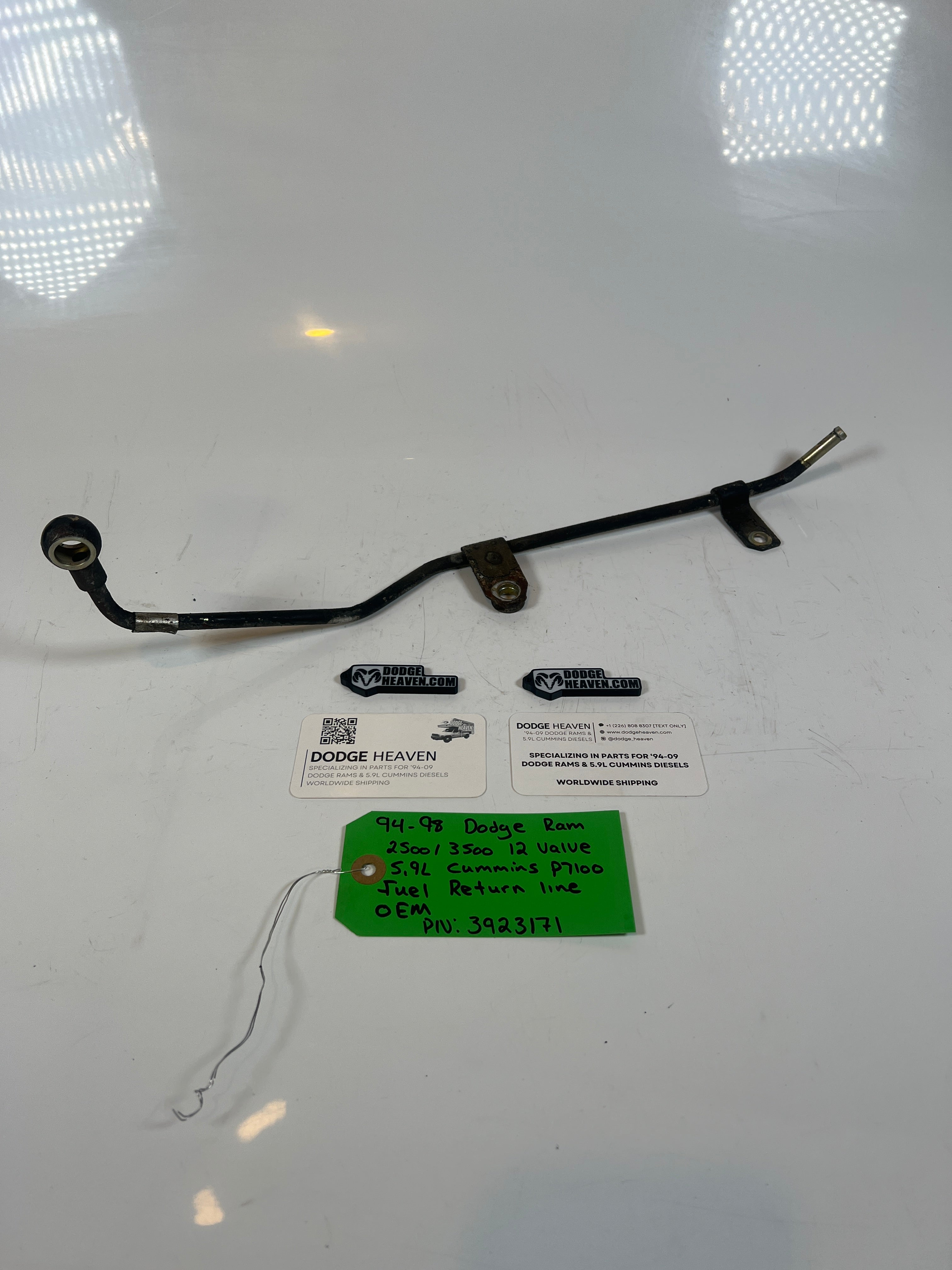 1994-1998 Dodge Ram 12V 5.9l Cummins P7100 Pump Fuel Return Line