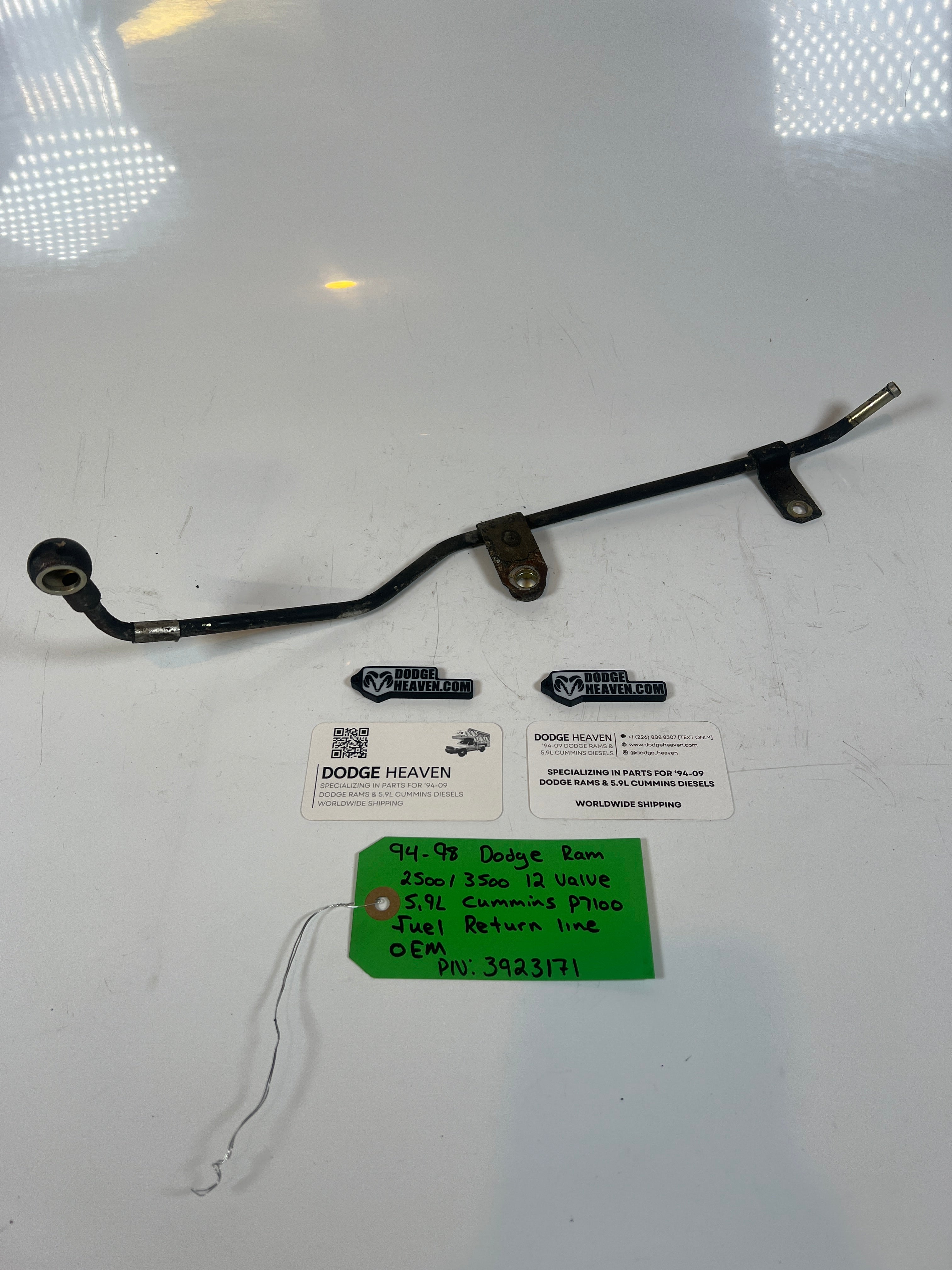 1994-1998 Dodge Ram 12V 5.9l Cummins P7100 Pump Fuel Return Line