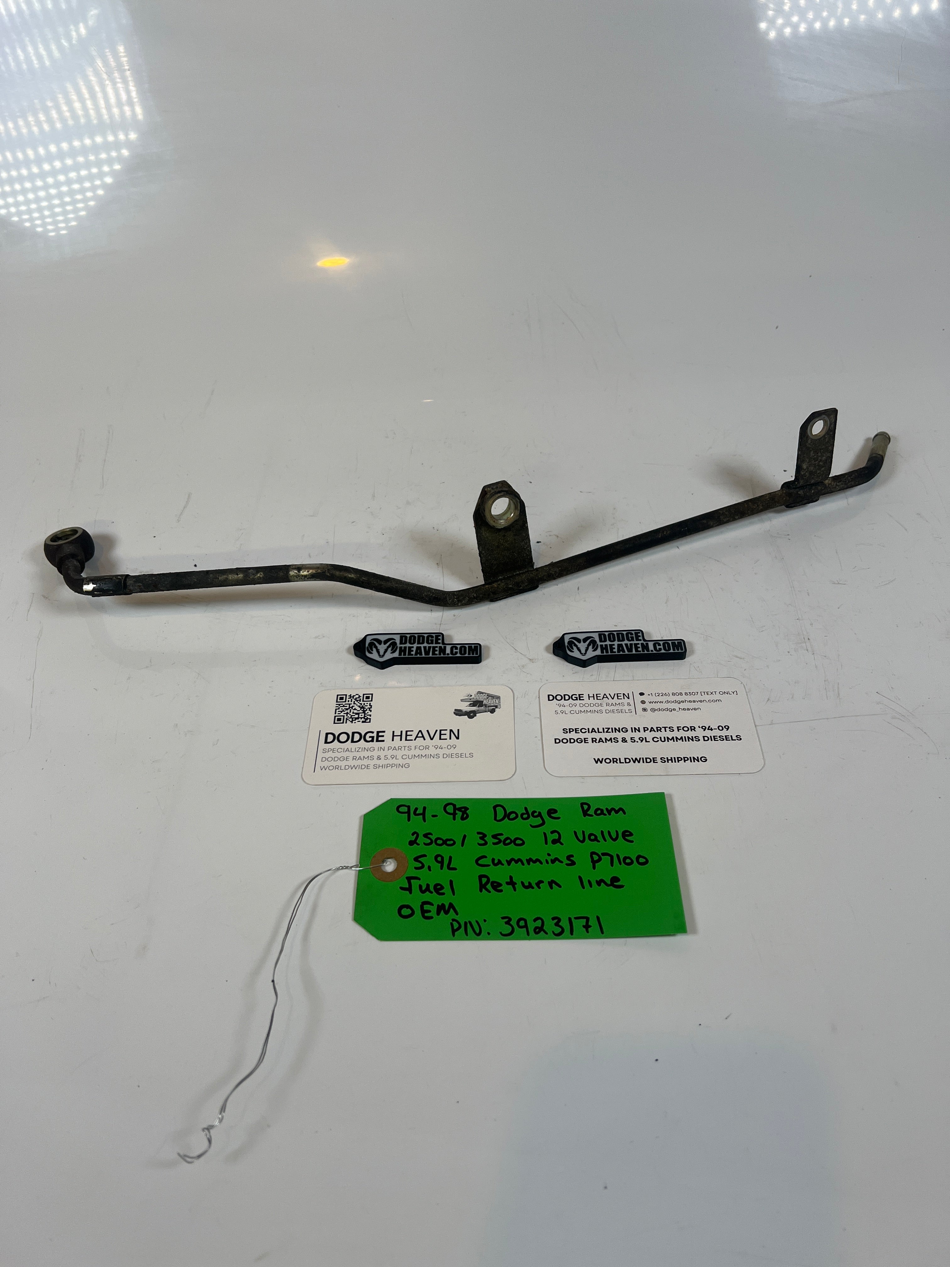 1994-1998 Dodge Ram 12V 5.9l Cummins P7100 Pump Fuel Return Line