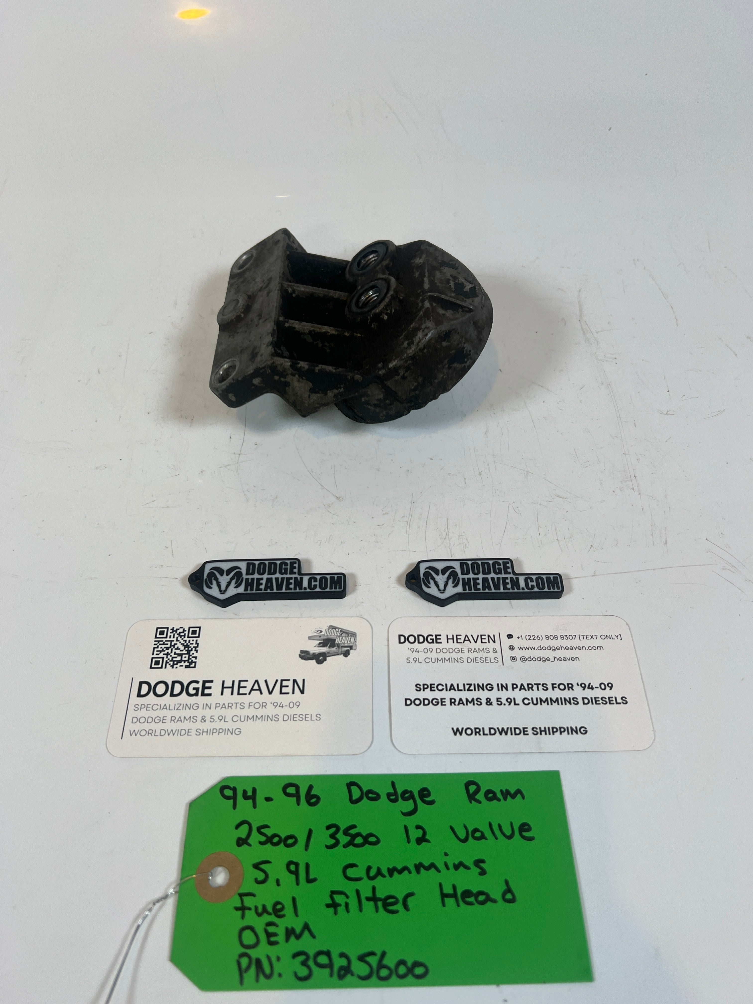 1994-1996 Dodge Ram 12 Valve 5.9L Cummins Fuel Filter Head