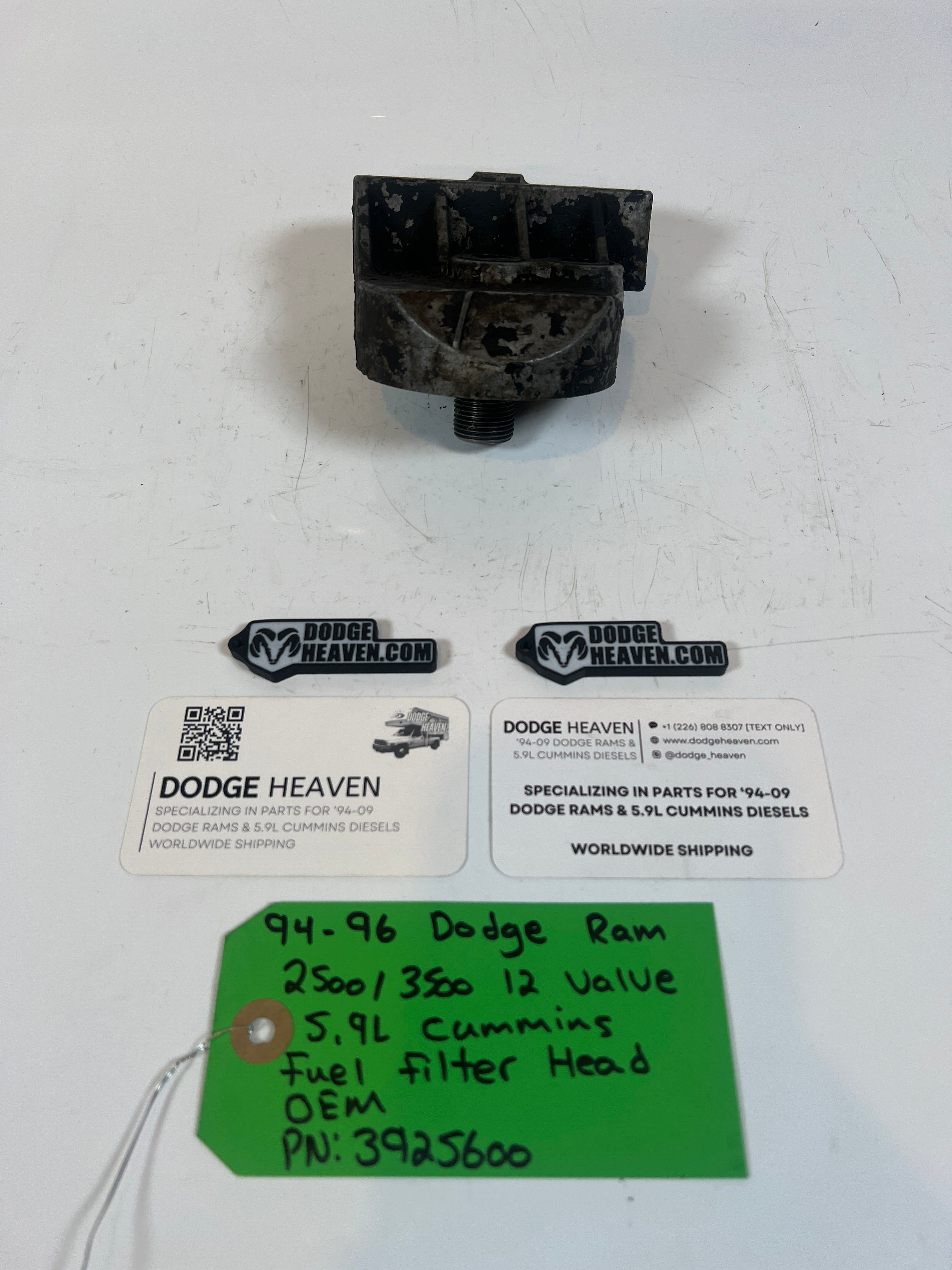 1994-1996 Dodge Ram 12 Valve 5.9L Cummins Fuel Filter Head