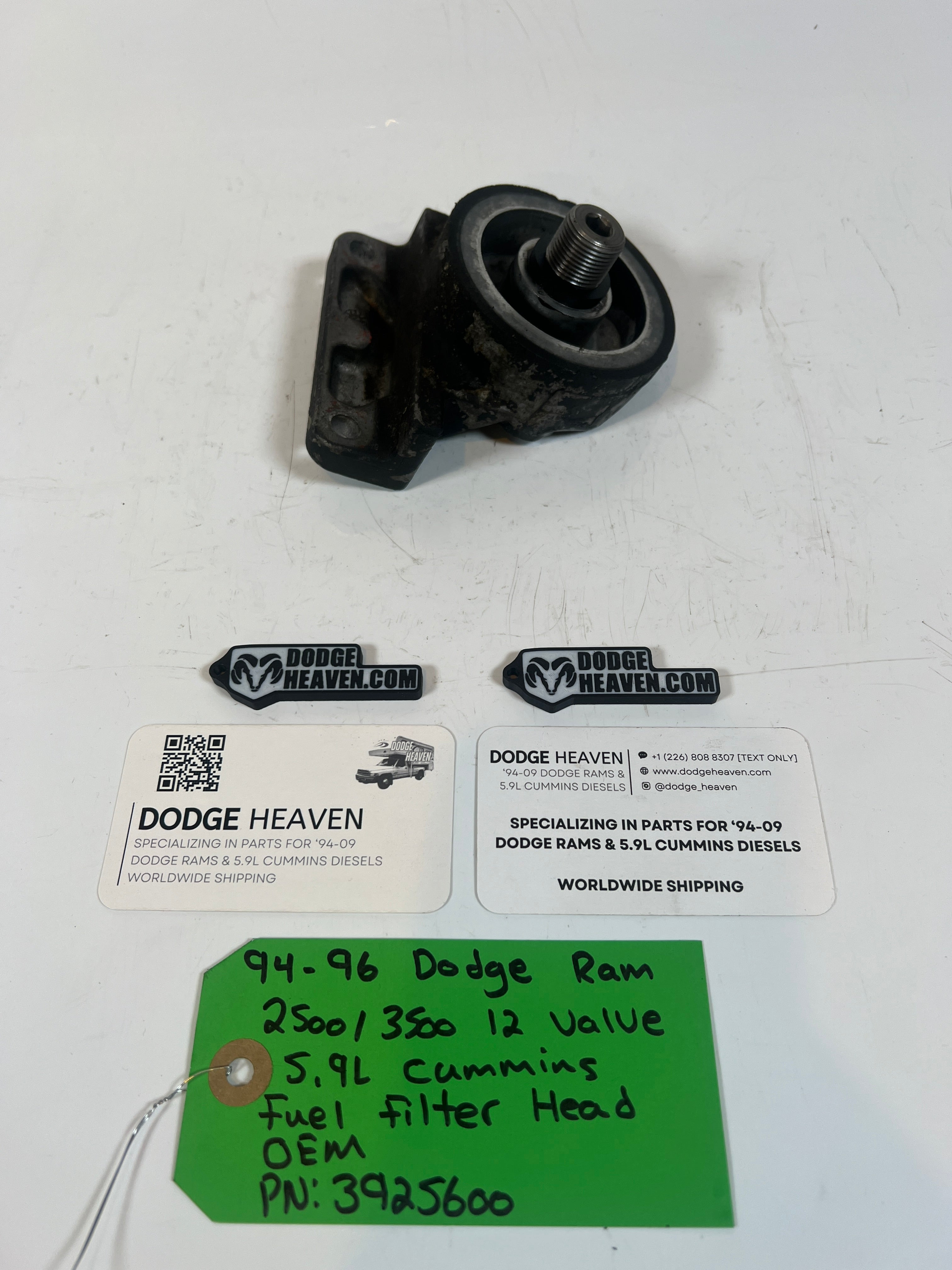 1994-1996 Dodge Ram 12 Valve 5.9L Cummins Fuel Filter Head