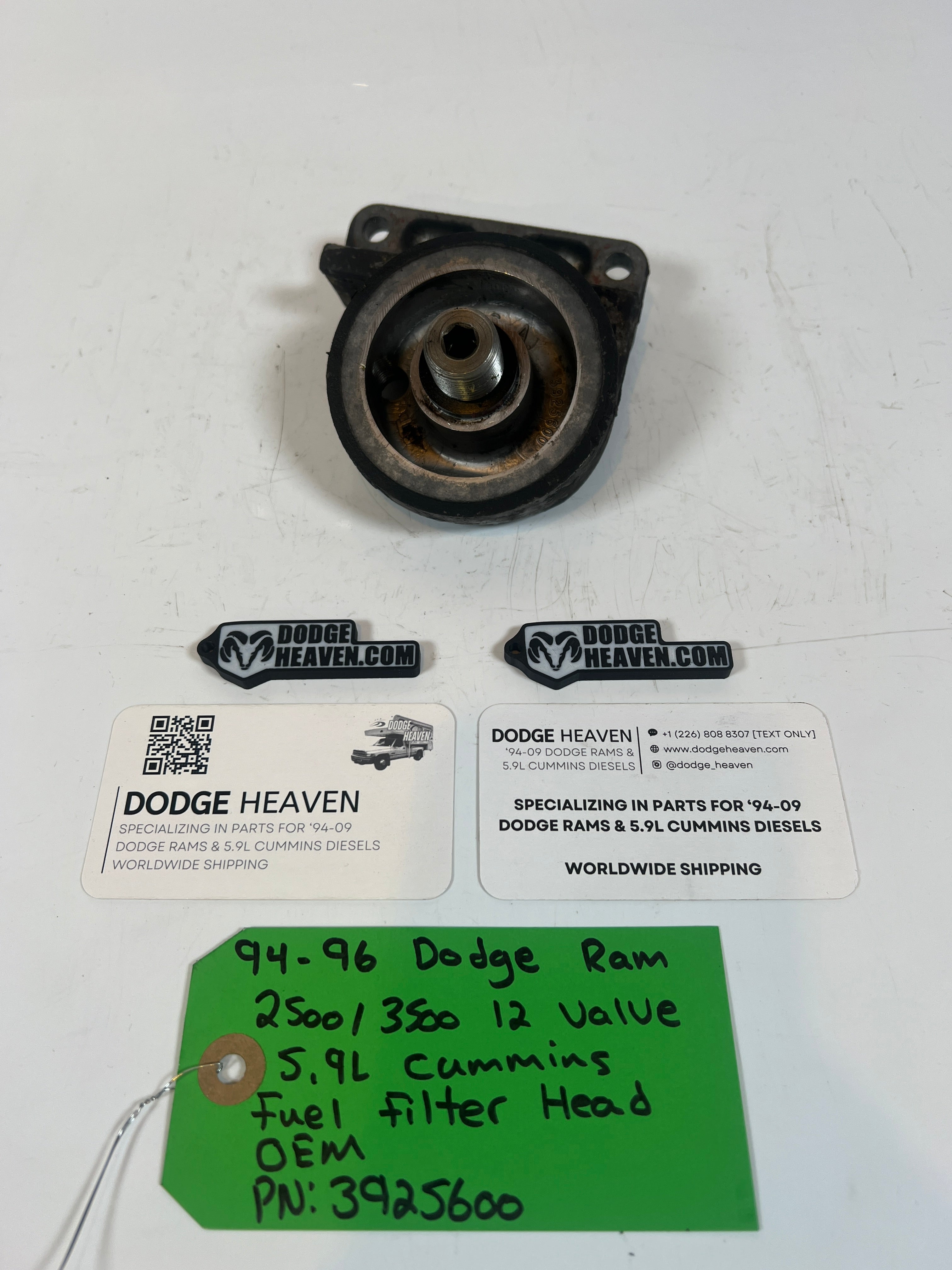 1994-1996 Dodge Ram 12 Valve 5.9L Cummins Fuel Filter Head