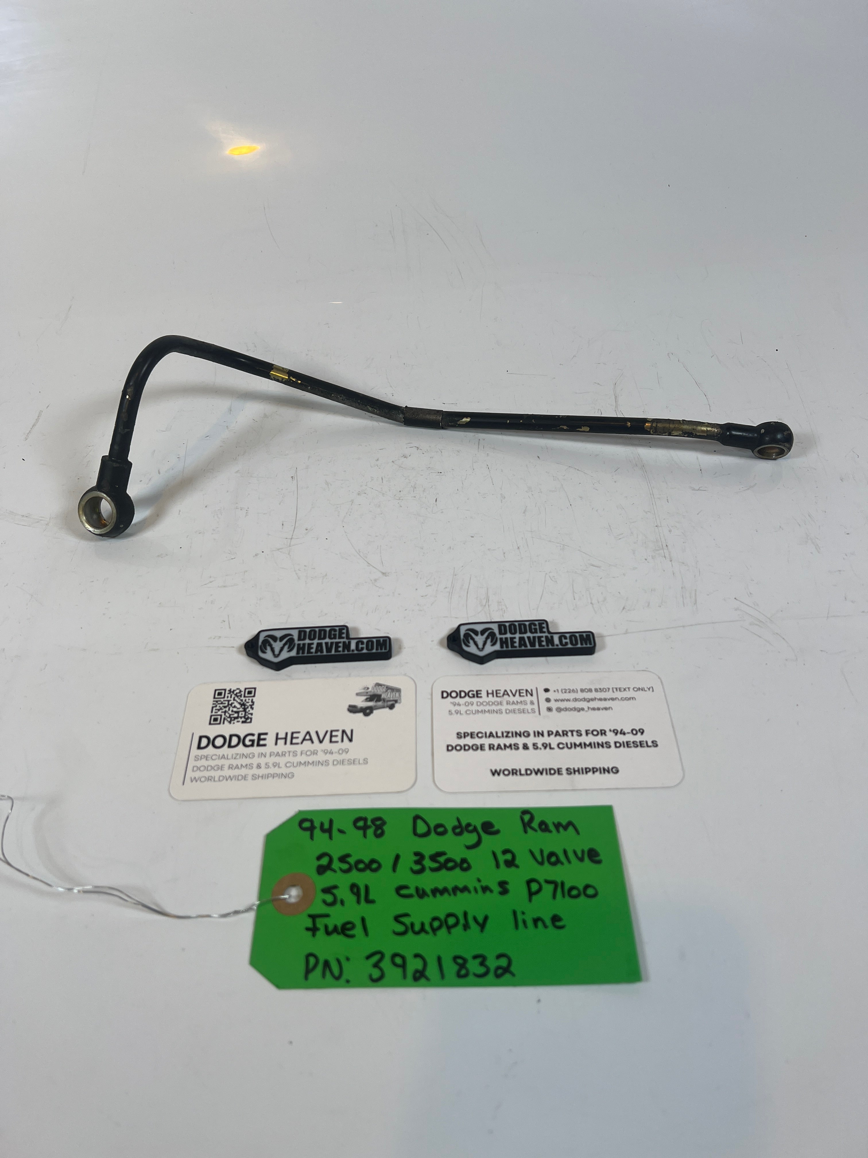 1994-1998 Dodge Ram 12V 5.9l Cummins P7100 Pump fuel Supply Line