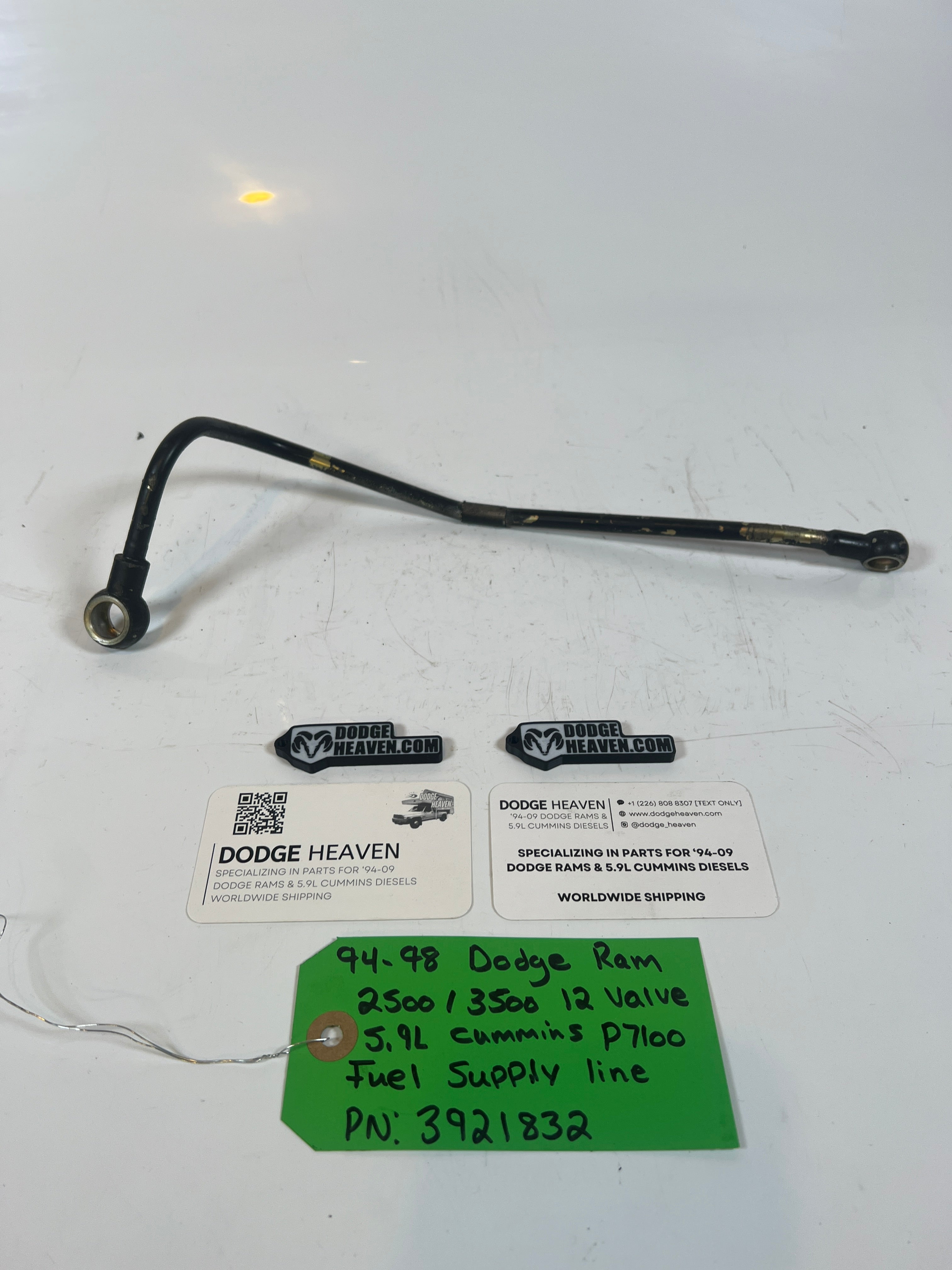 1994-1998 Dodge Ram 12V 5.9l Cummins P7100 Pump fuel Supply Line