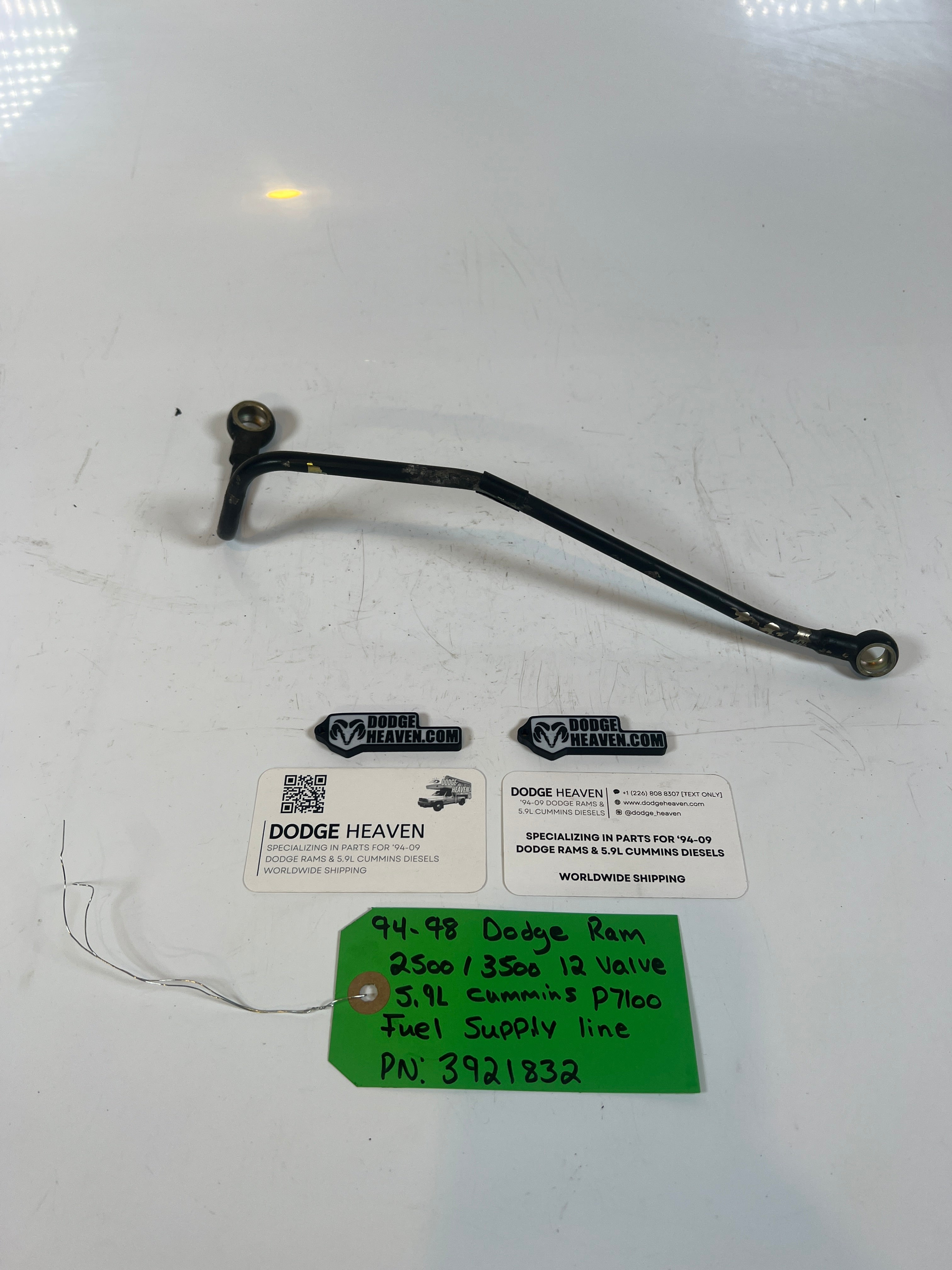 1994-1998 Dodge Ram 12V 5.9l Cummins P7100 Pump fuel Supply Line