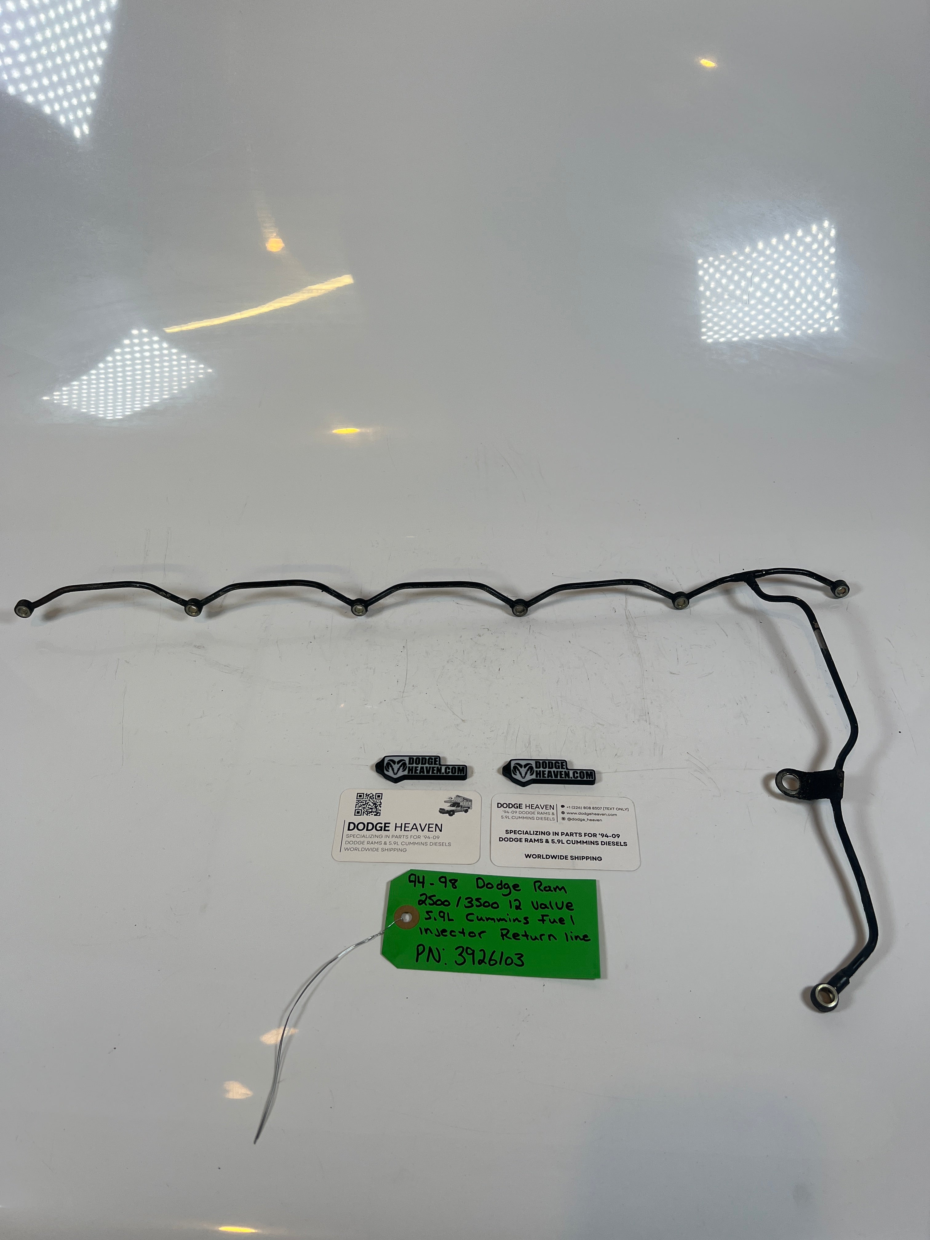1994-1998 Dodge ram 12 Valve 5.9L Cummins Fuel injector Return line