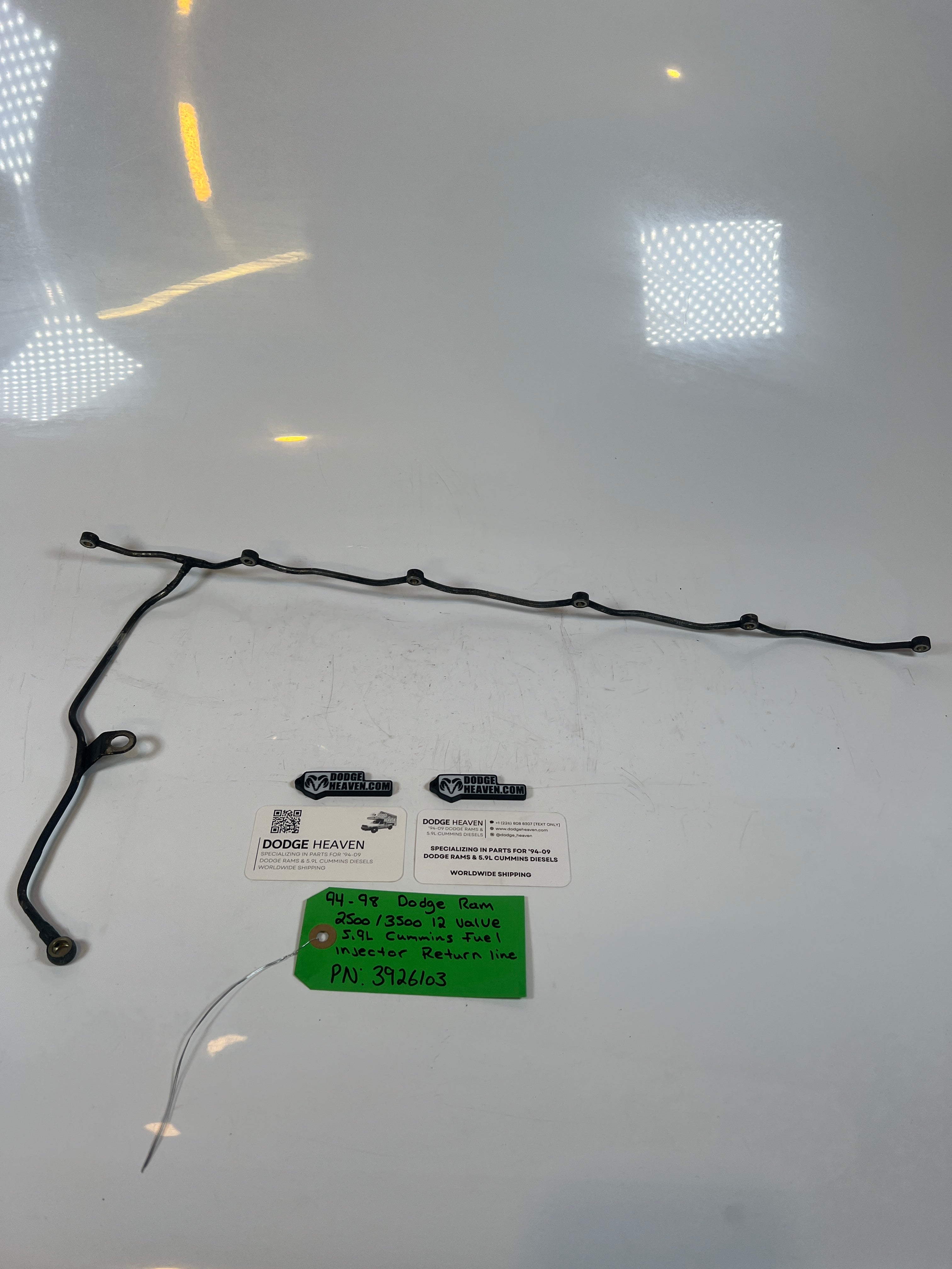 1994-1998 Dodge ram 12 Valve 5.9L Cummins Fuel injector Return line