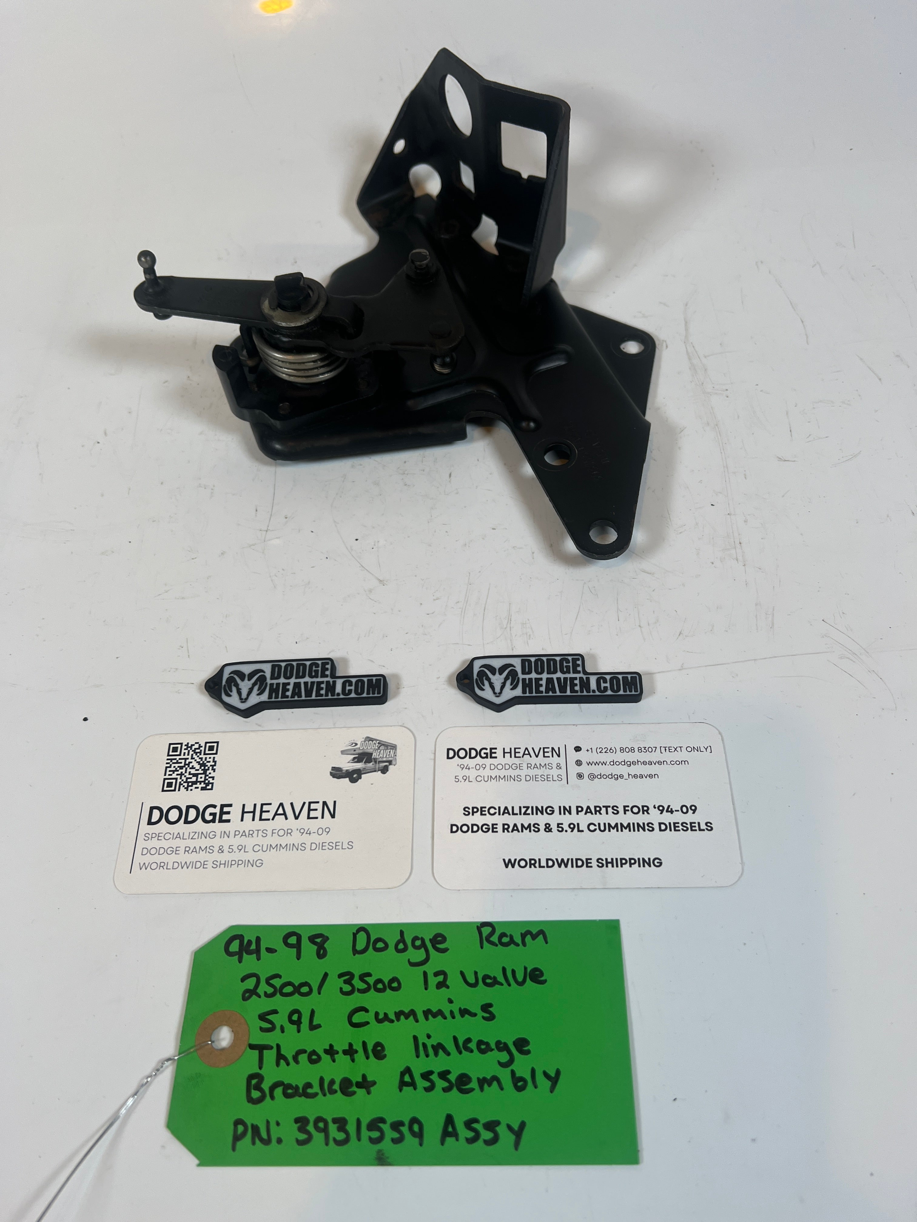 1994-1998 Dodge Ram 12 Valve 5.9l Cummins Throttle Linkage Bracket