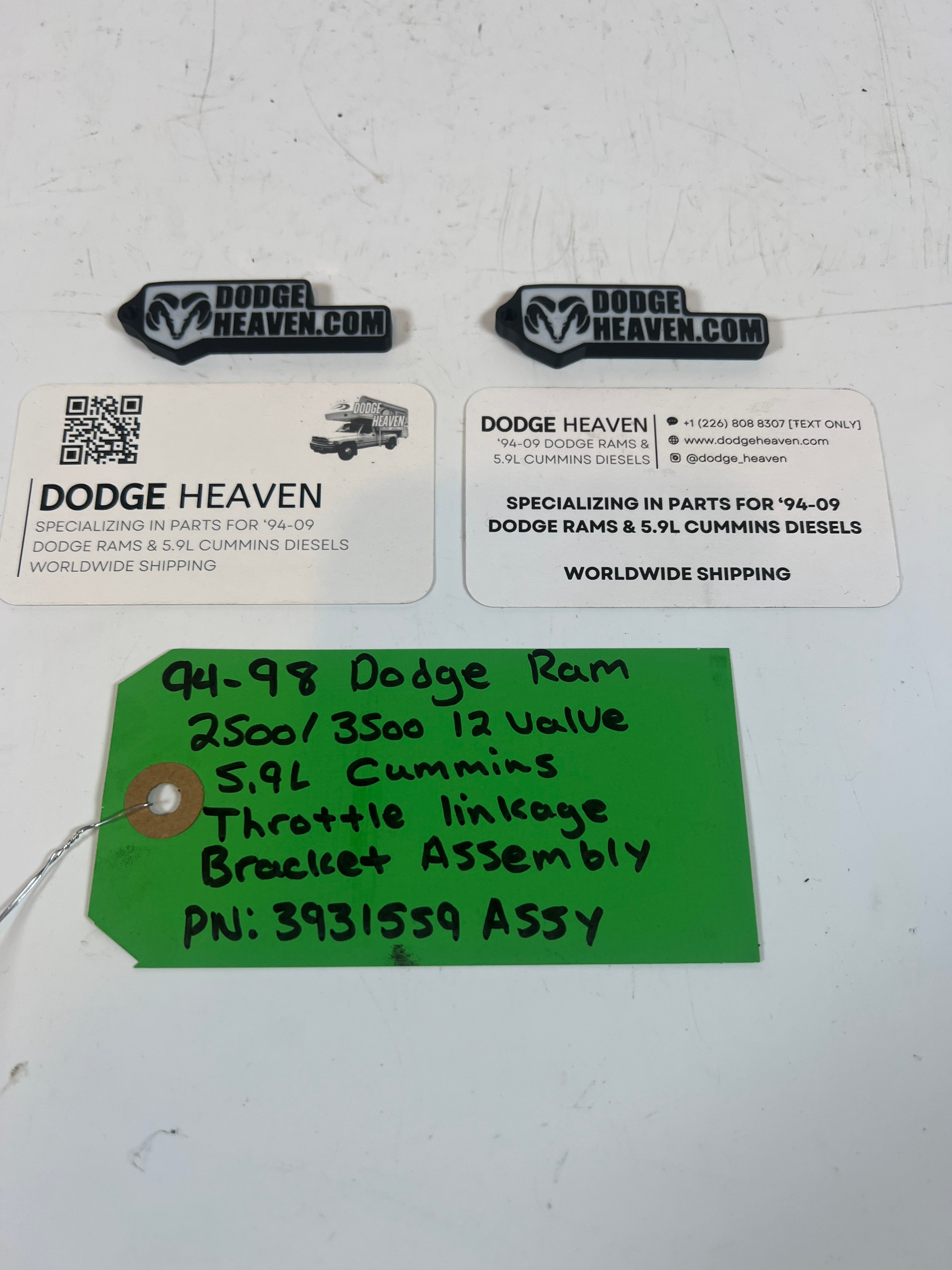 1994-1998 Dodge Ram 12 Valve 5.9l Cummins Throttle Linkage Bracket