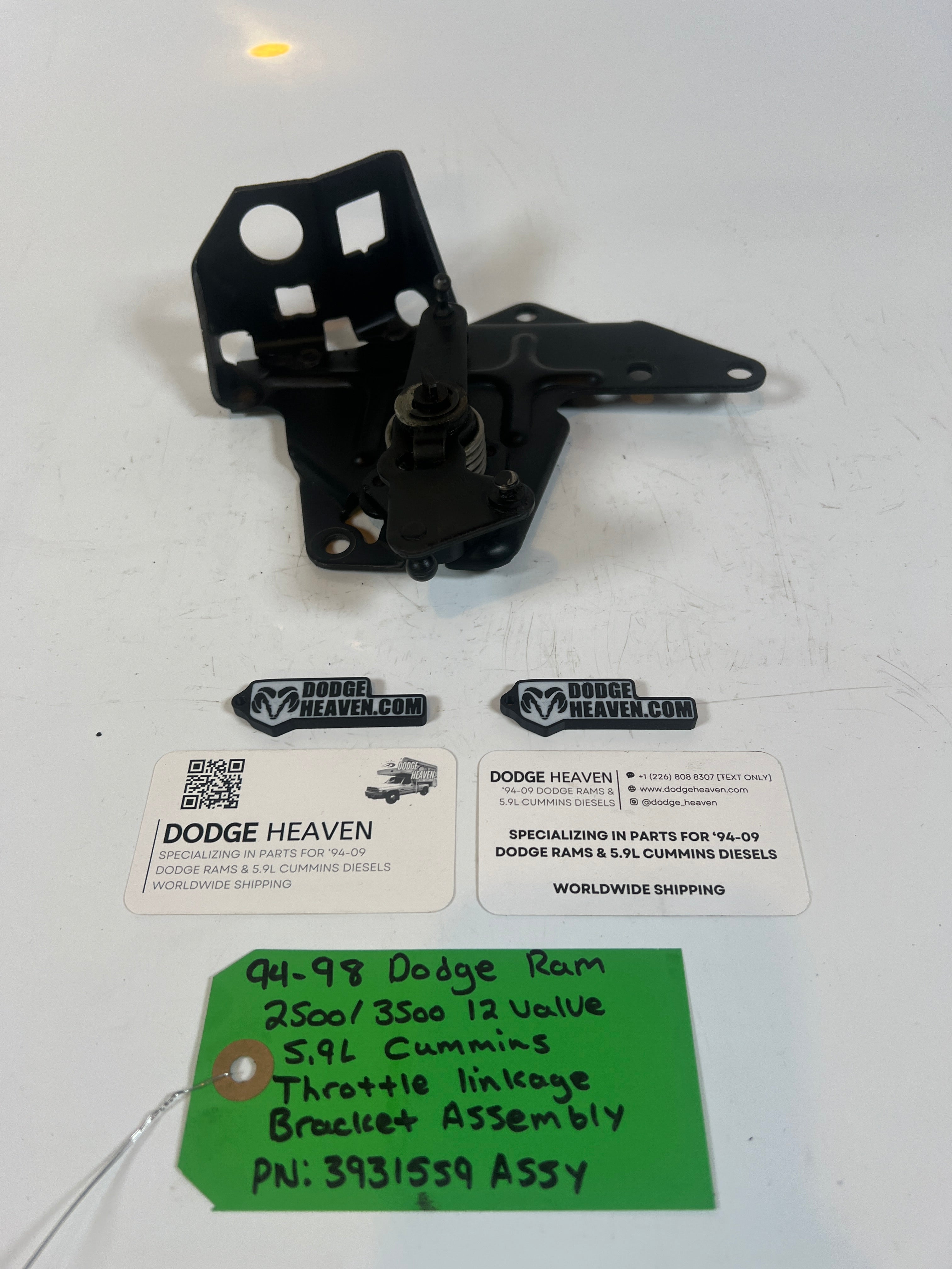 1994-1998 Dodge Ram 12 Valve 5.9l Cummins Throttle Linkage Bracket