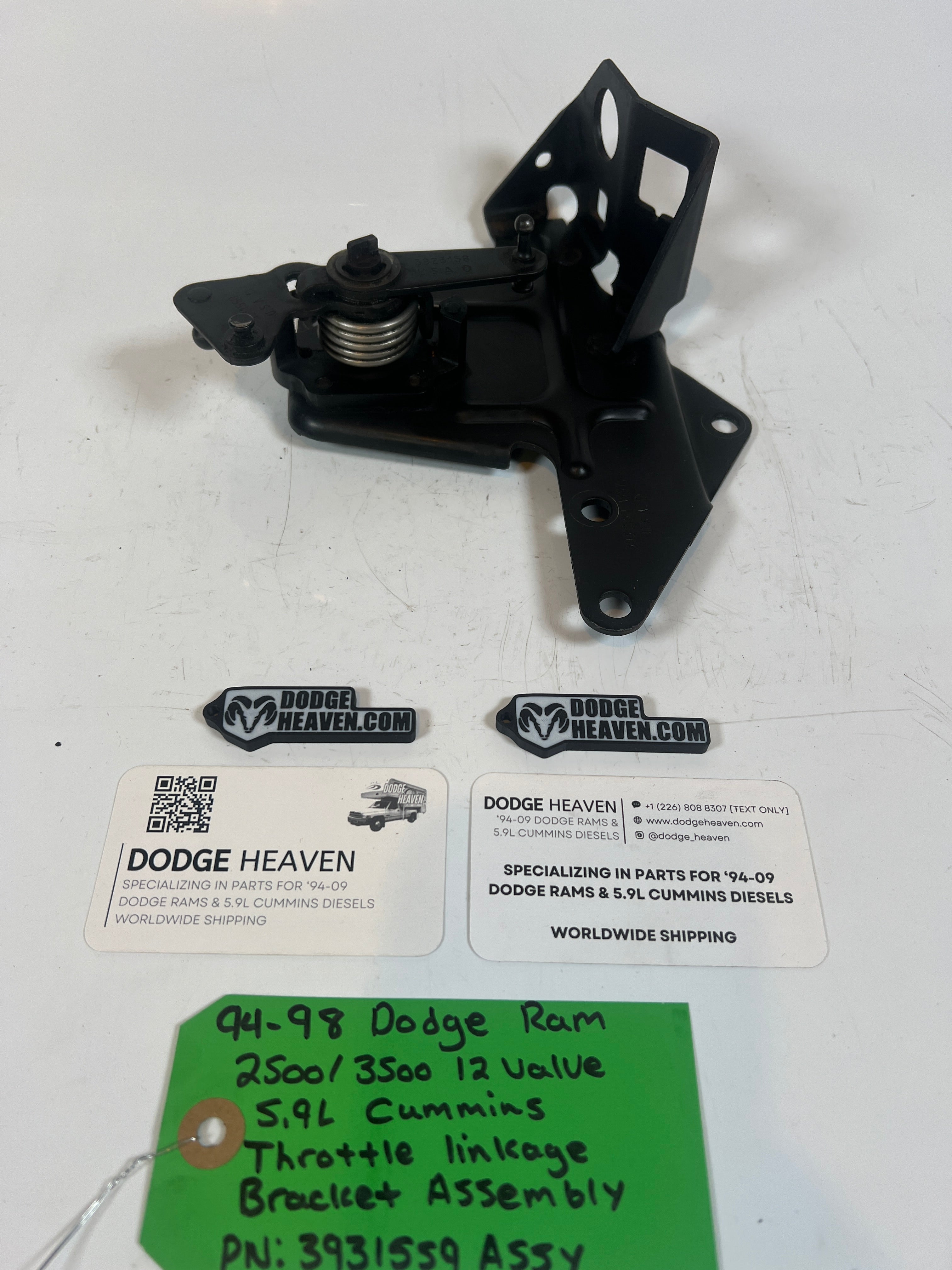 1994-1998 Dodge Ram 12 Valve 5.9l Cummins Throttle Linkage Bracket