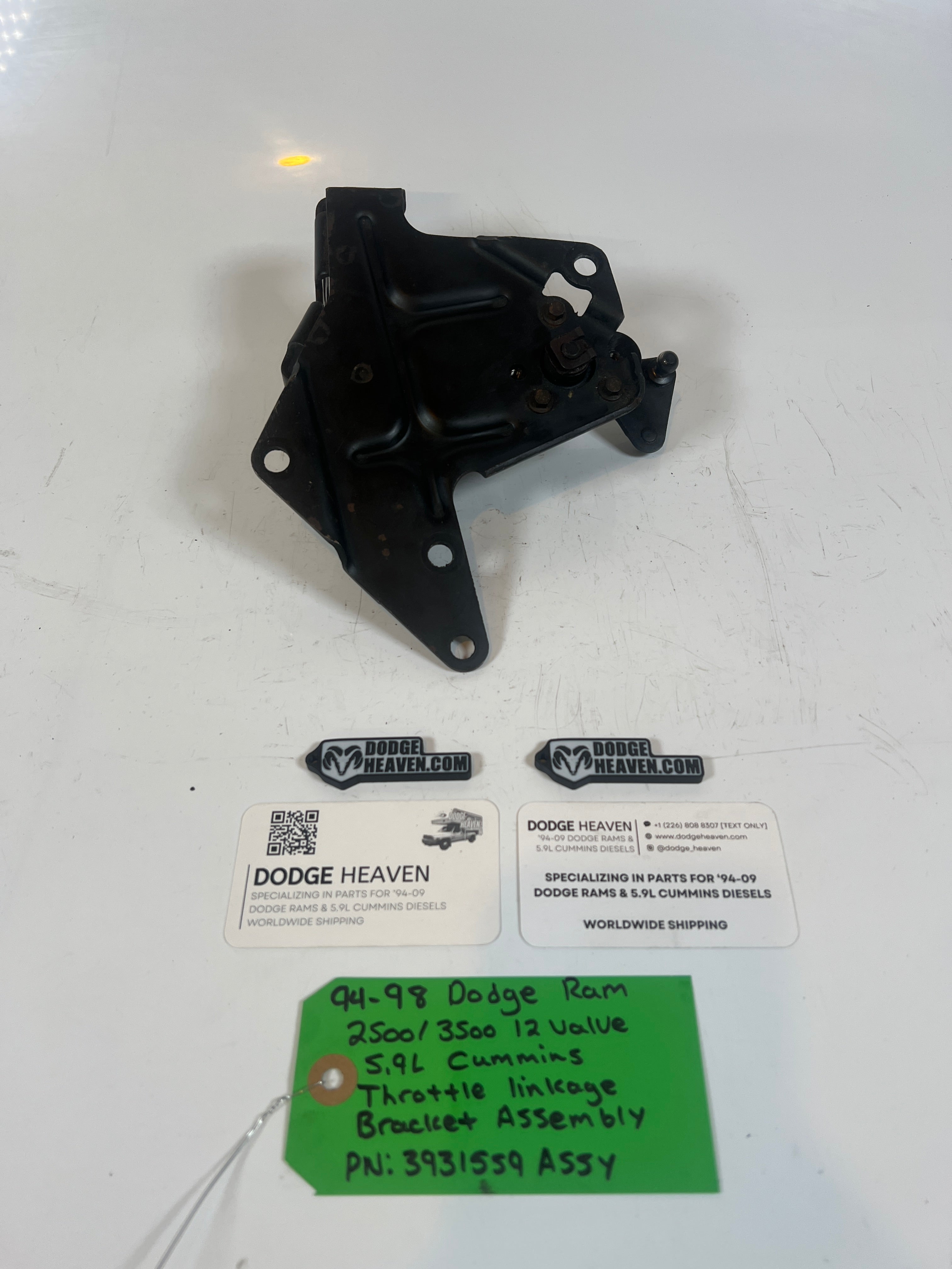 1994-1998 Dodge Ram 12 Valve 5.9l Cummins Throttle Linkage Bracket