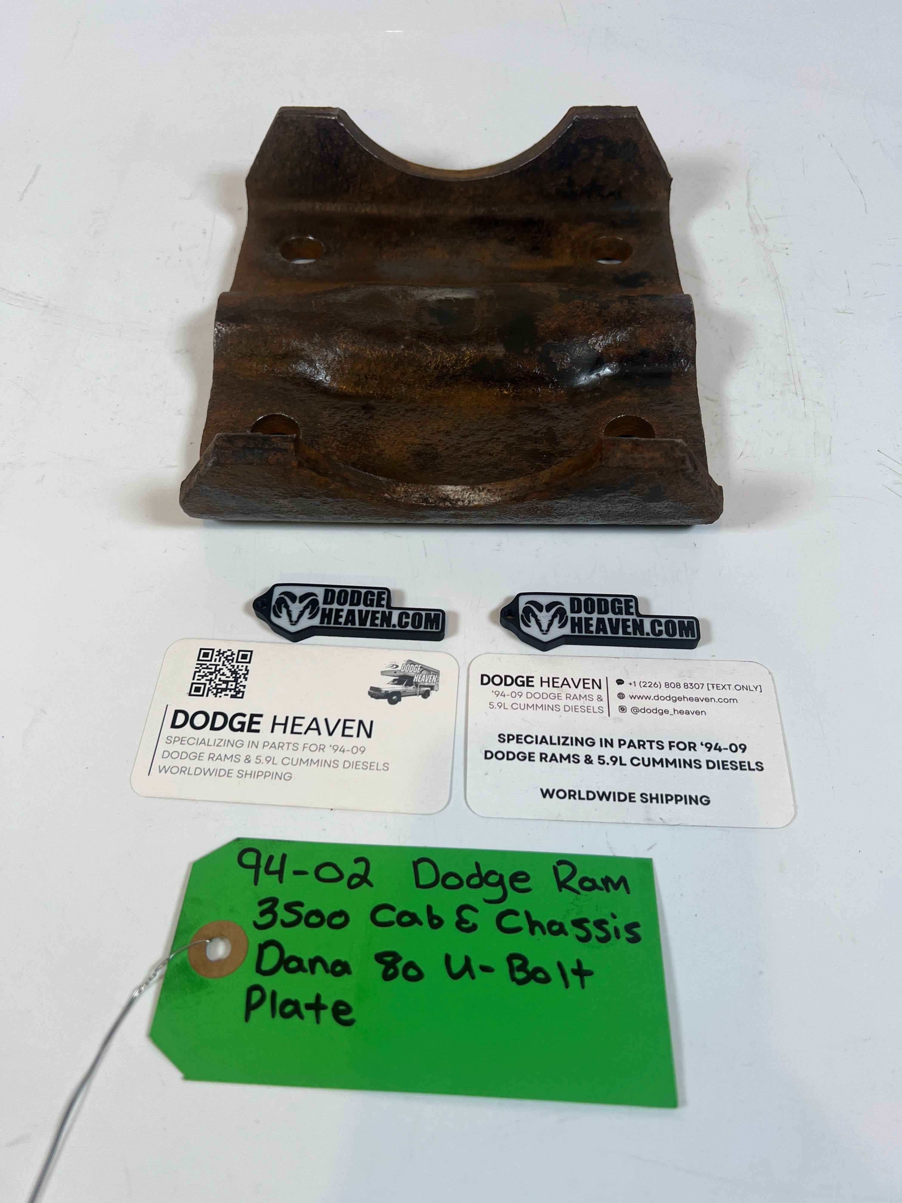 1994-2002 Dodge Ram 3500 Cab & Chassis Dana 80 U-Bolt Plate