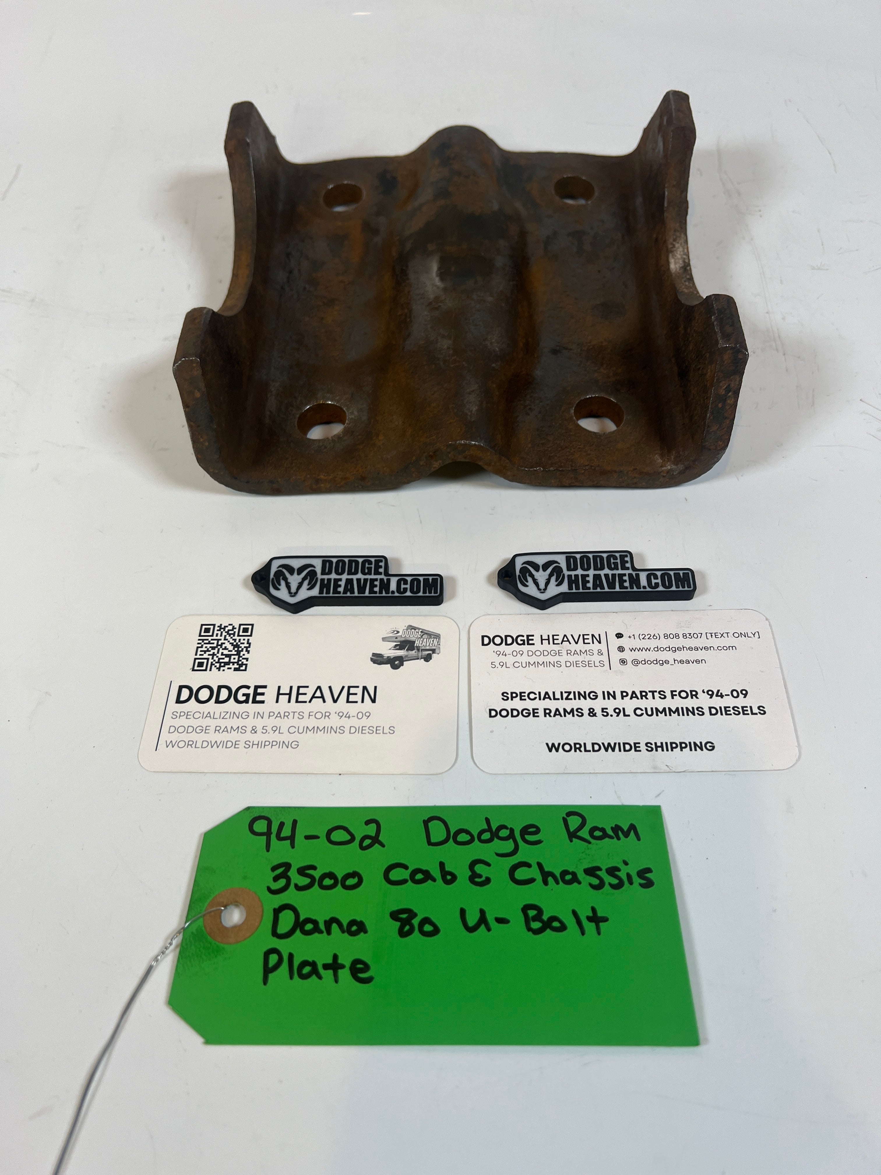 1994-2002 Dodge Ram 3500 Cab & Chassis Dana 80 U-Bolt Plate