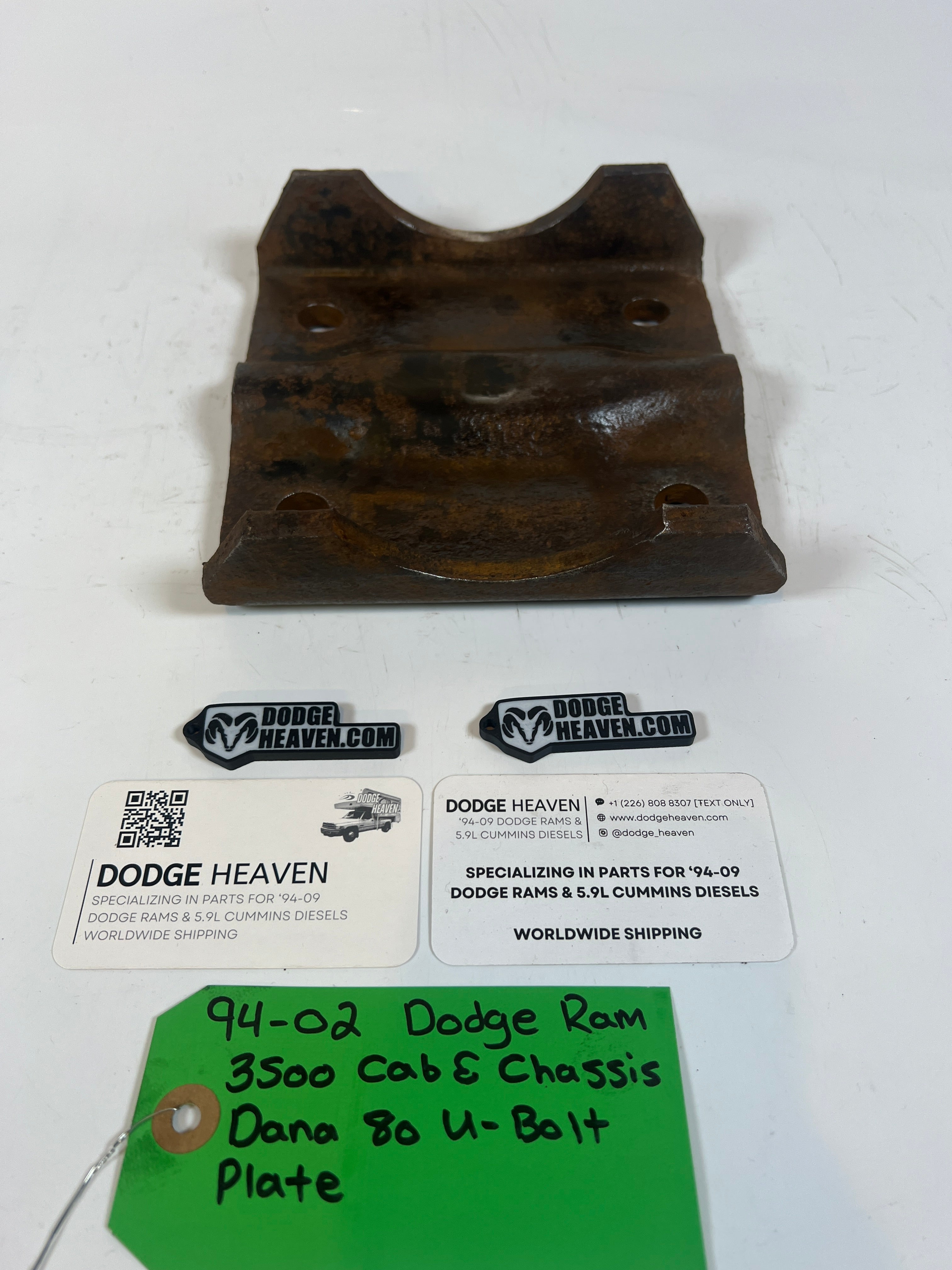 1994-2002 Dodge Ram 3500 Cab & Chassis Dana 80 U-Bolt Plate