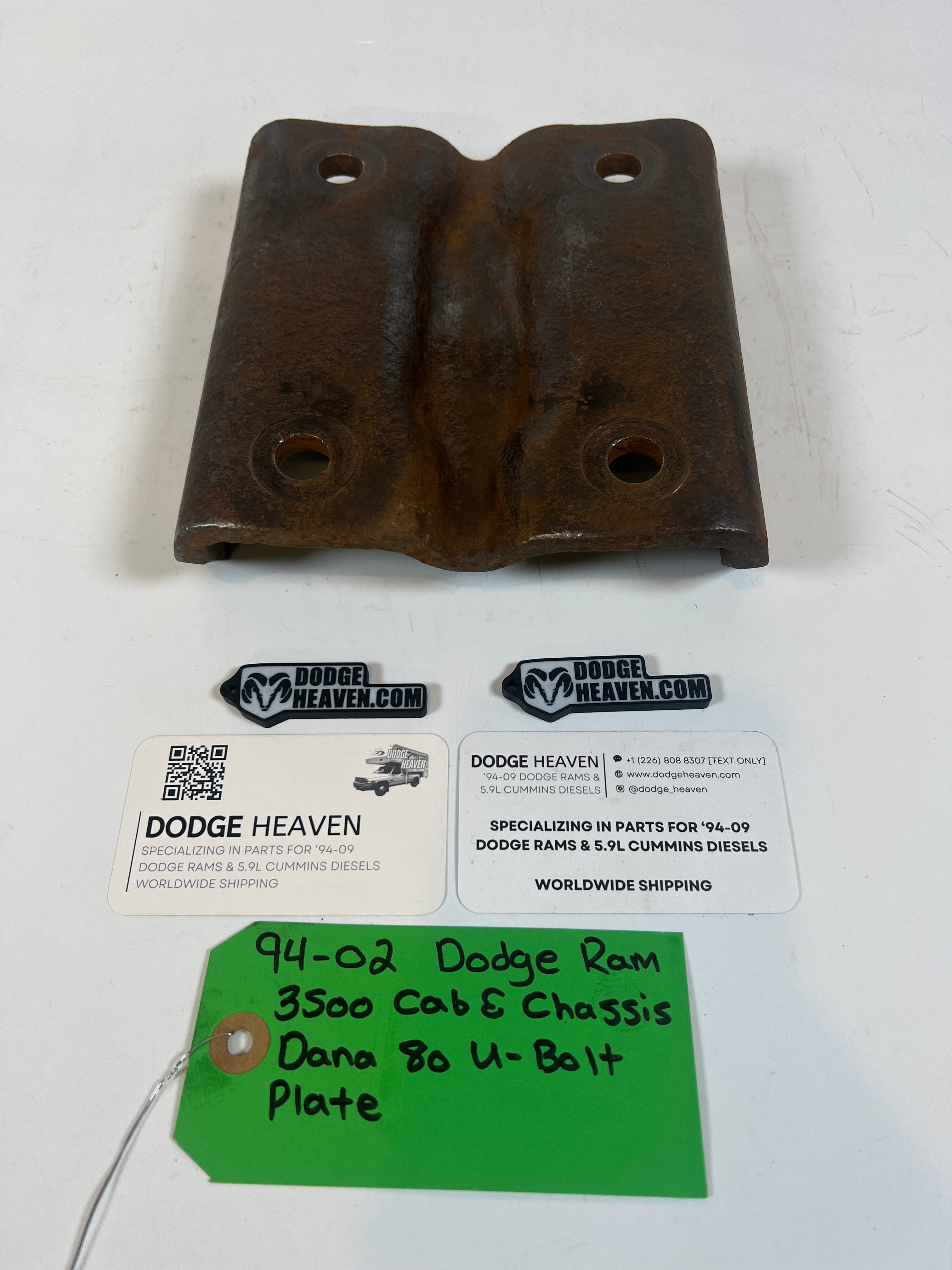 1994-2002 Dodge Ram 3500 Cab & Chassis Dana 80 U-Bolt Plate