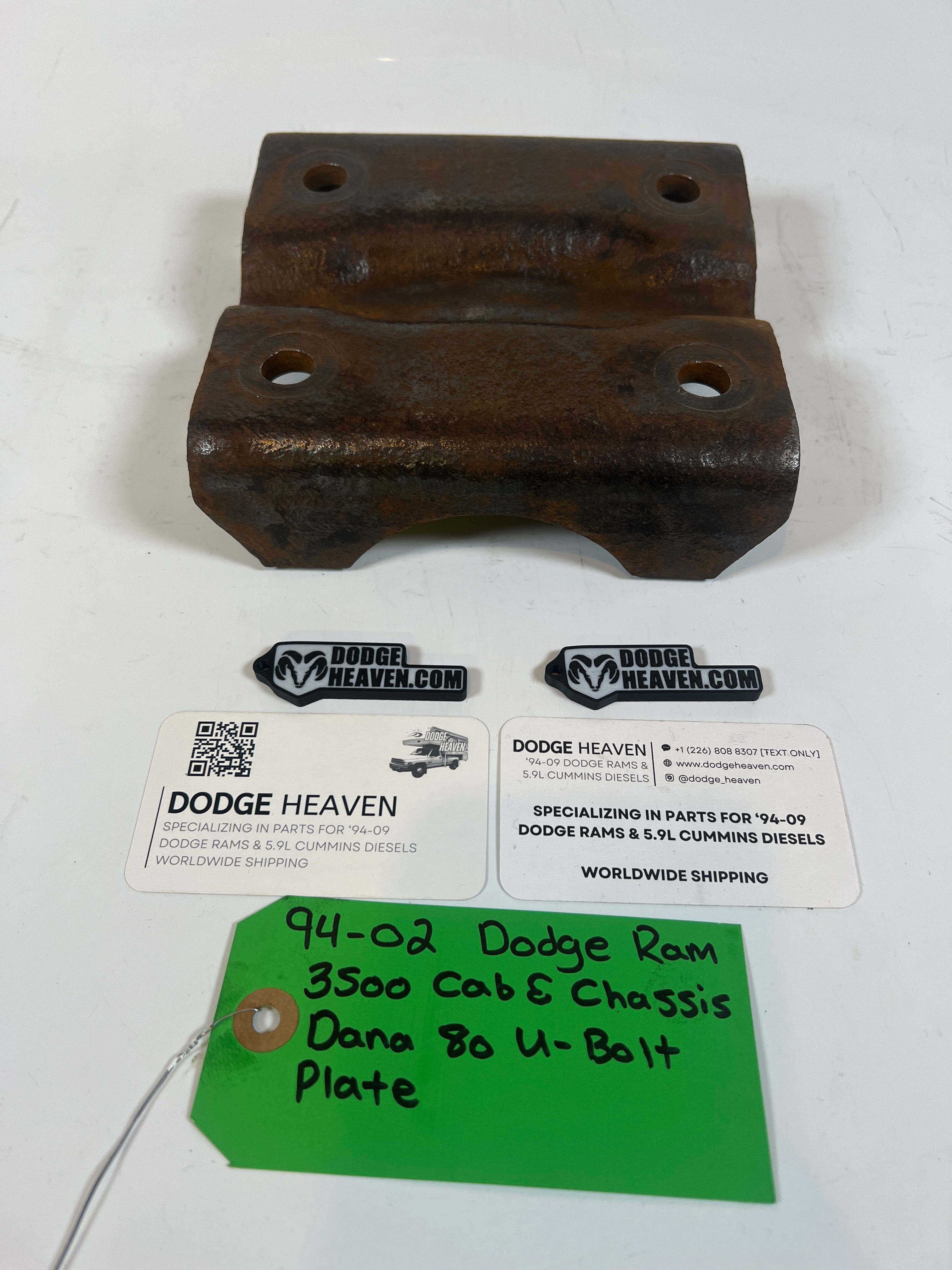 1994-2002 Dodge Ram 3500 Cab & Chassis Dana 80 U-Bolt Plate
