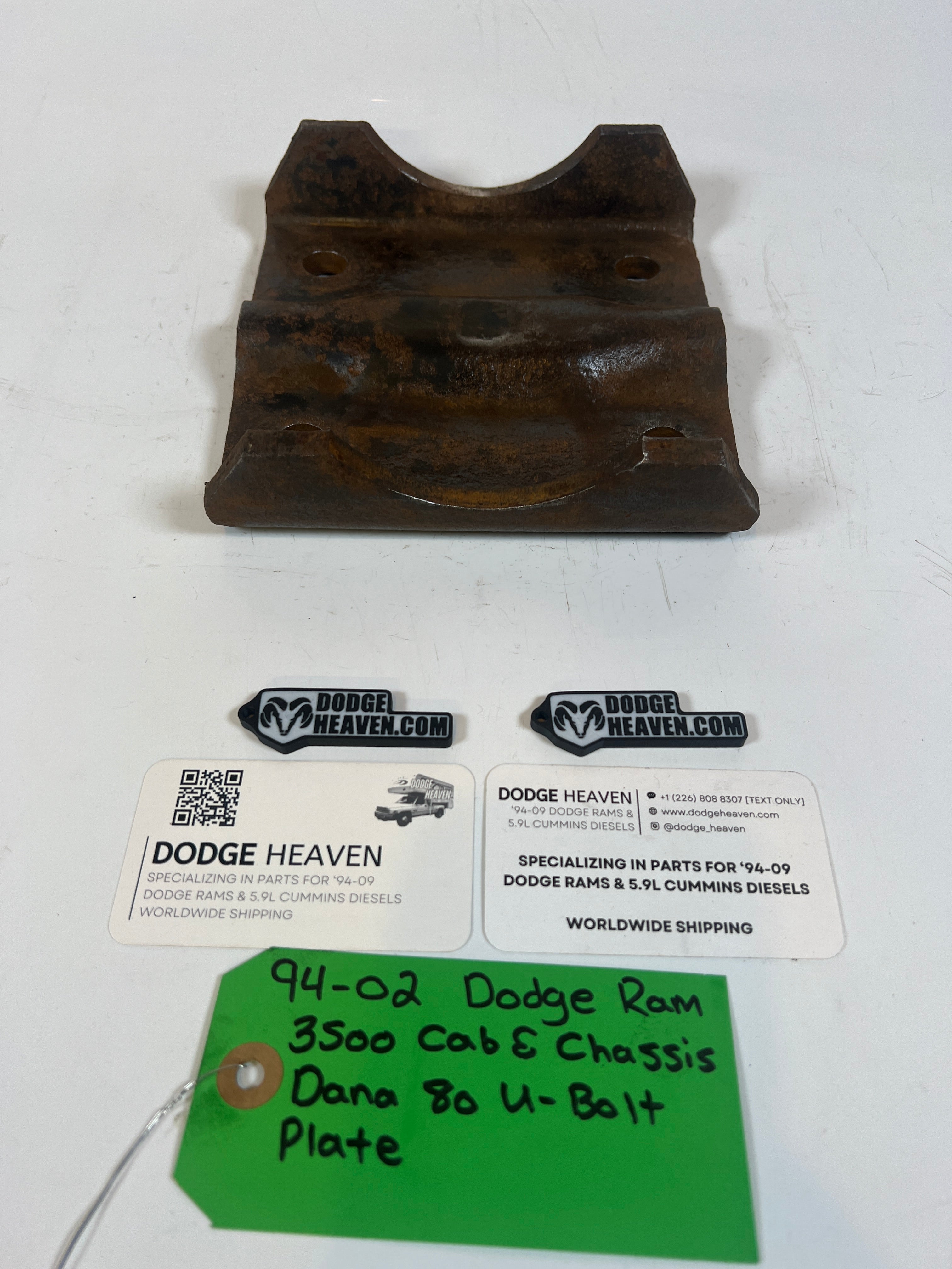 1994-2002 Dodge Ram 3500 Cab & Chassis Dana 80 U-Bolt Plate