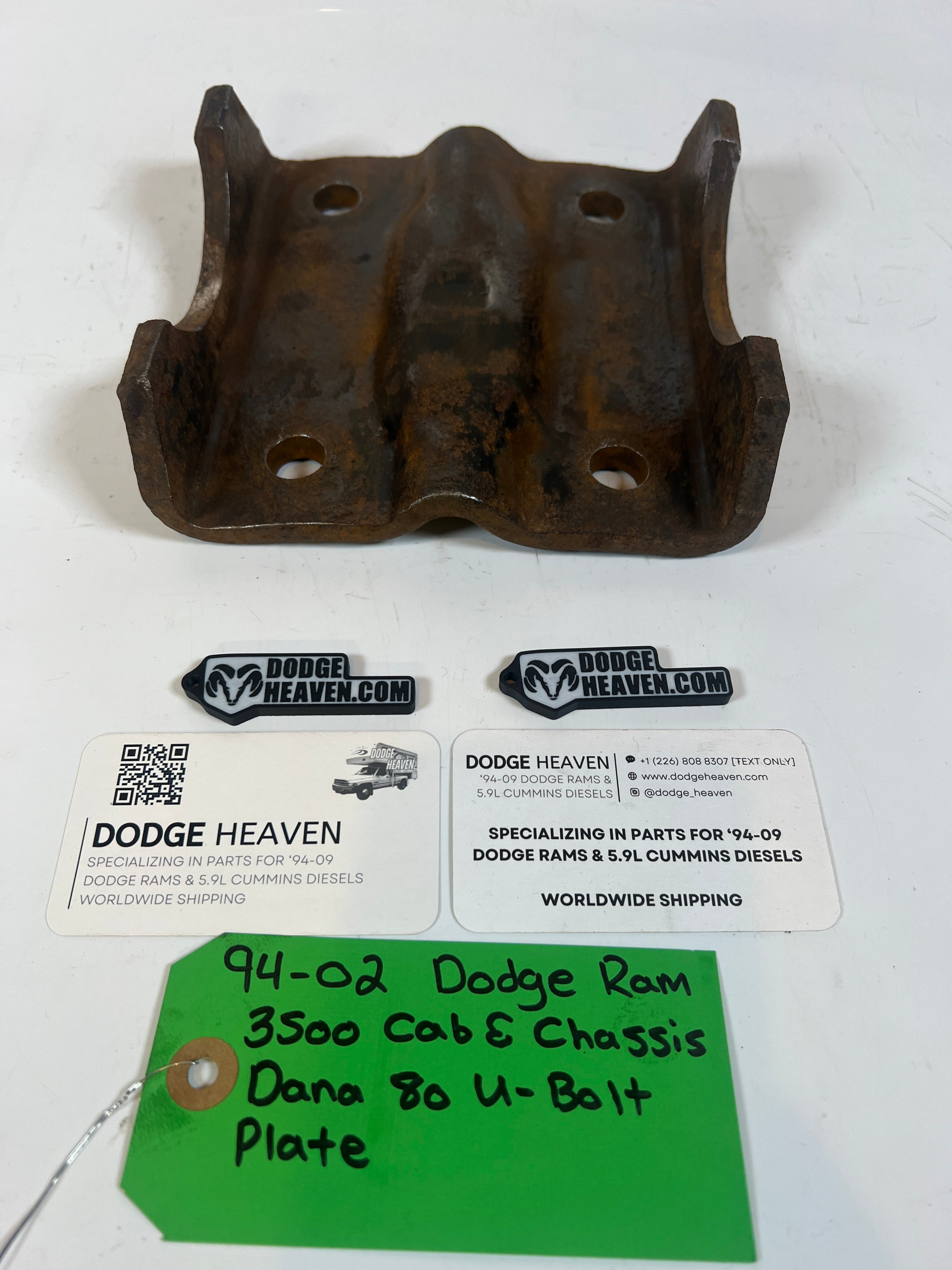 1994-2002 Dodge Ram 3500 Cab & Chassis Dana 80 U-Bolt Plate