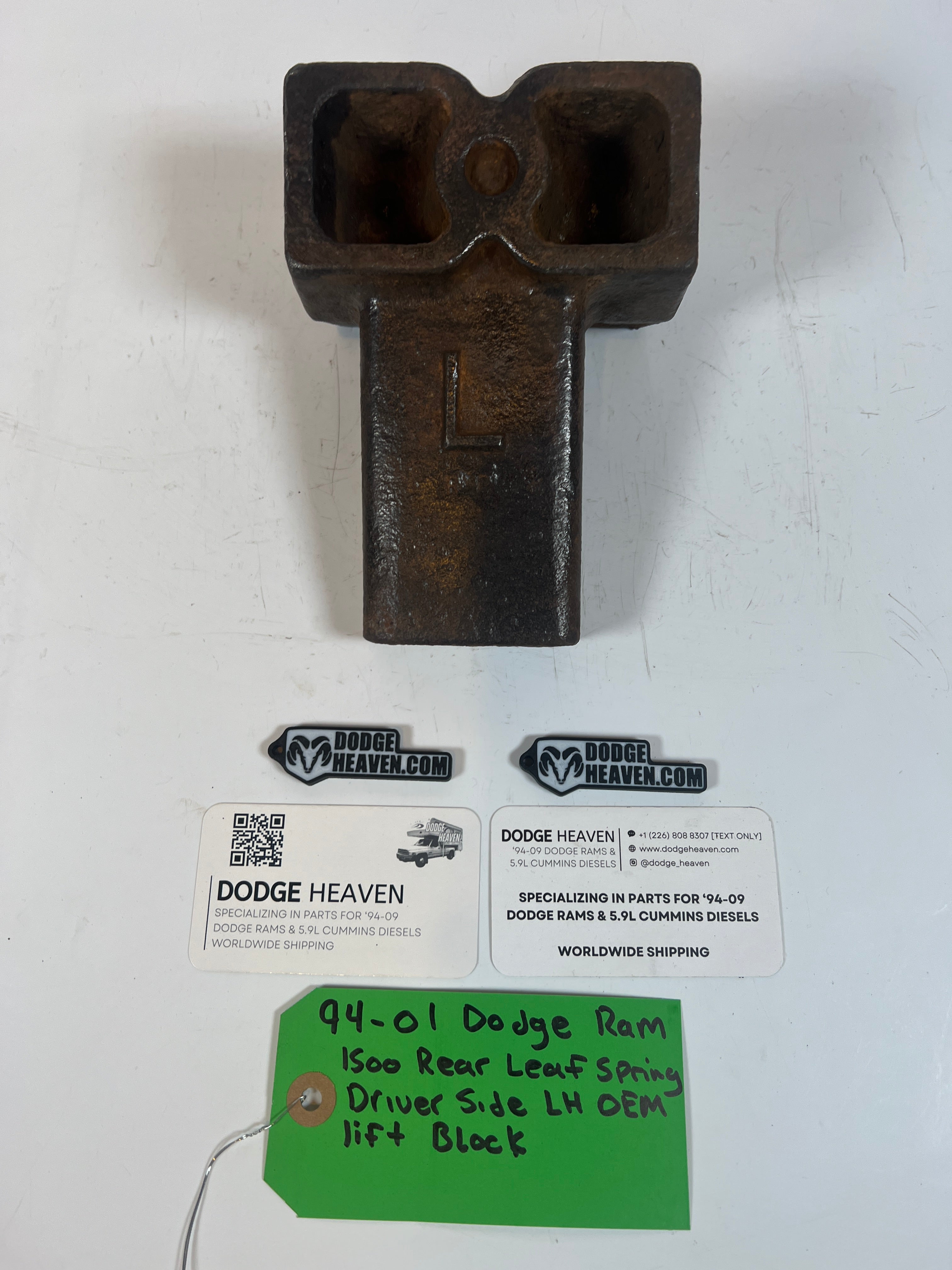 1994-2001 Dodge Ram 1500 Rear Leaf Spring Driver LH Lift Block