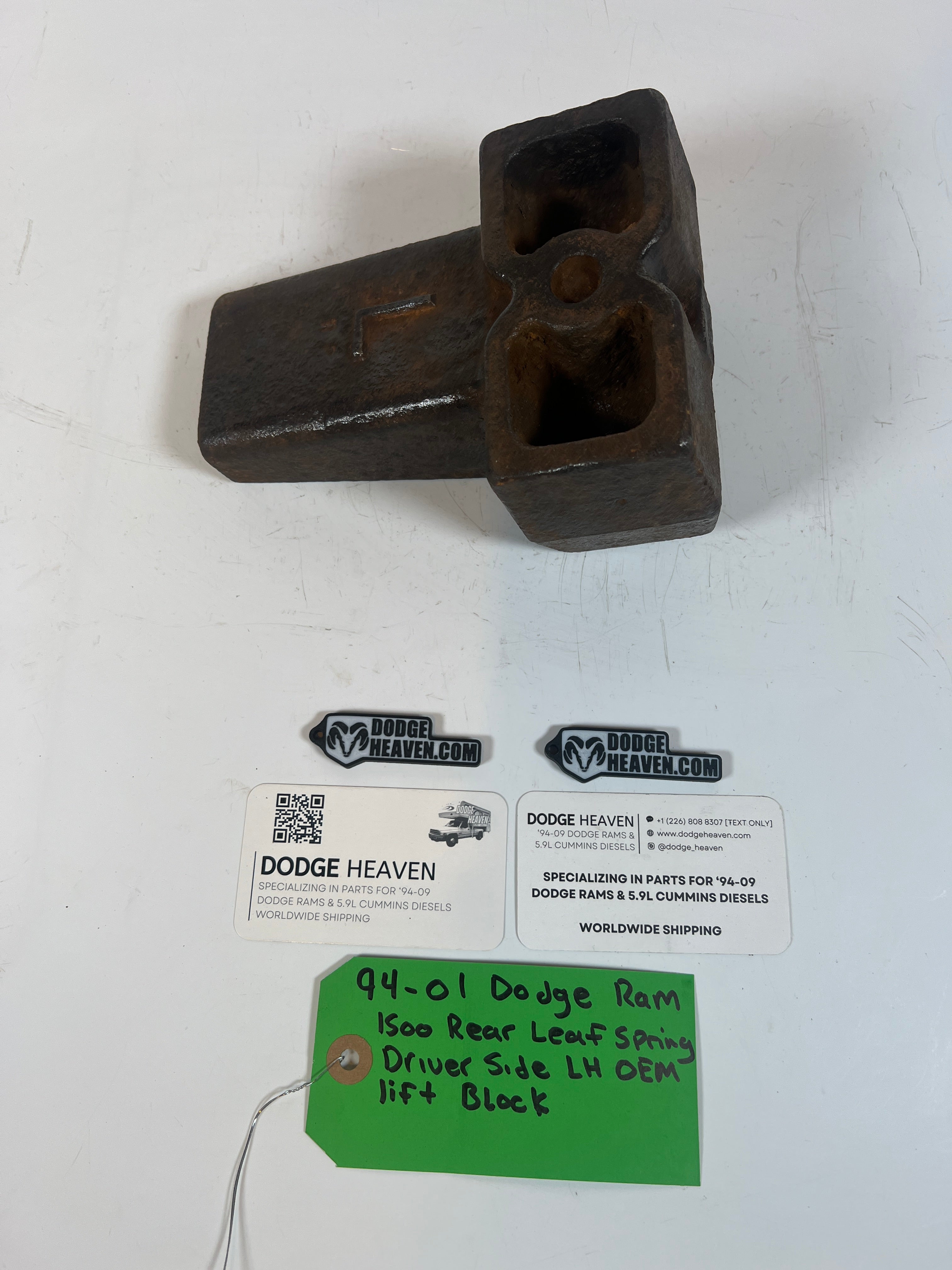 1994-2001 Dodge Ram 1500 Rear Leaf Spring Driver LH Lift Block