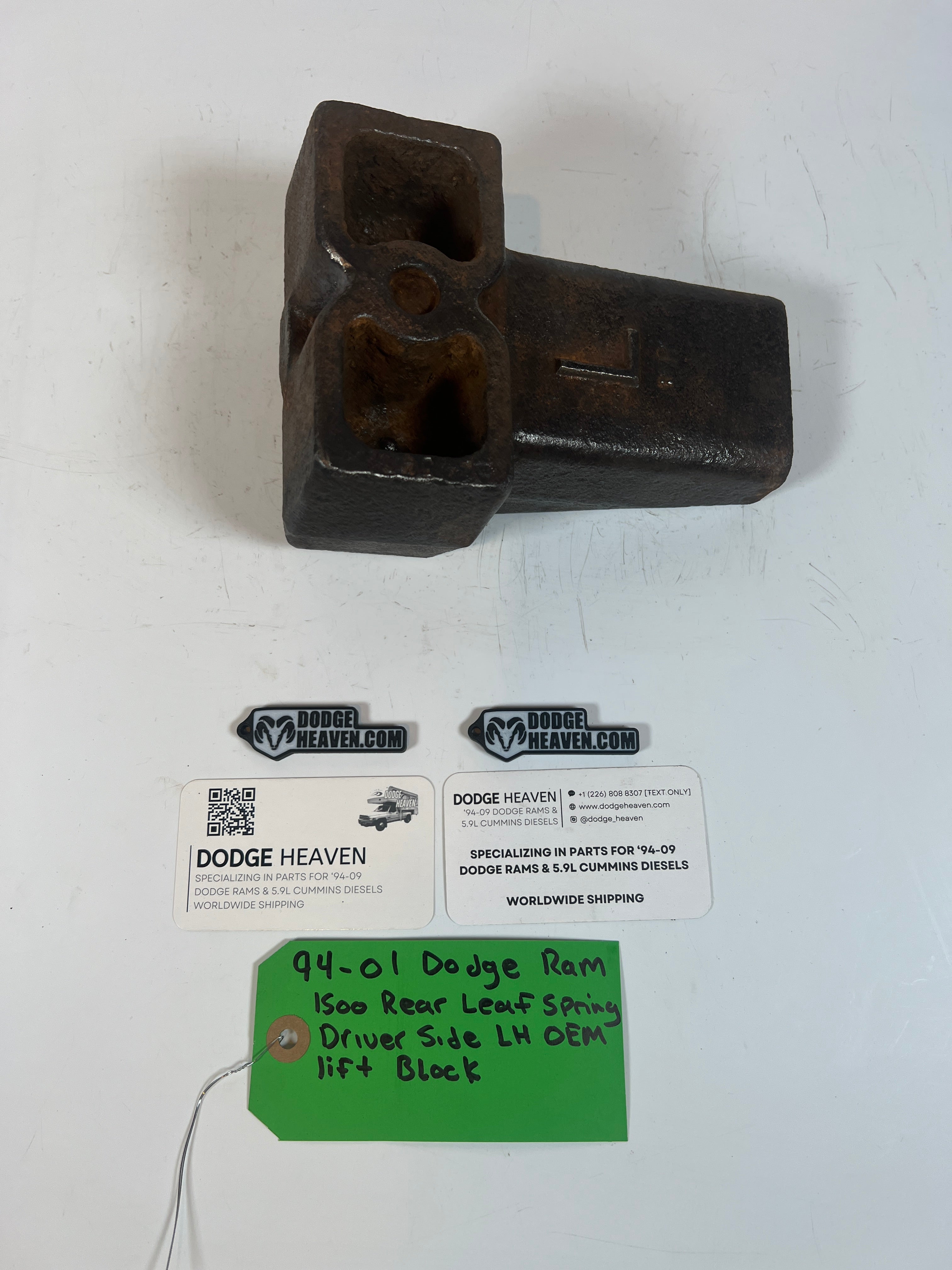 1994-2001 Dodge Ram 1500 Rear Leaf Spring Driver LH Lift Block