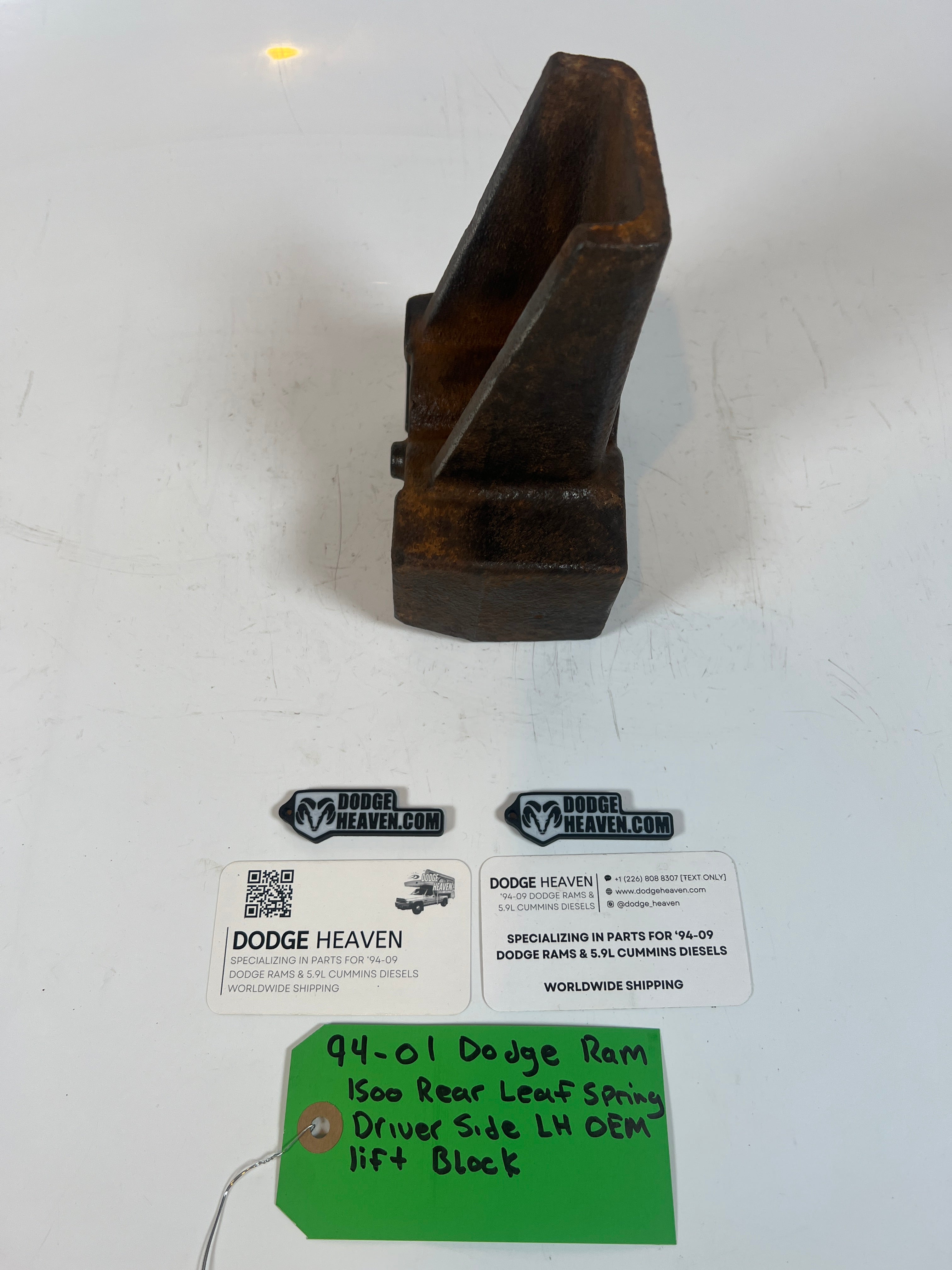 1994-2001 Dodge Ram 1500 Rear Leaf Spring Driver LH Lift Block