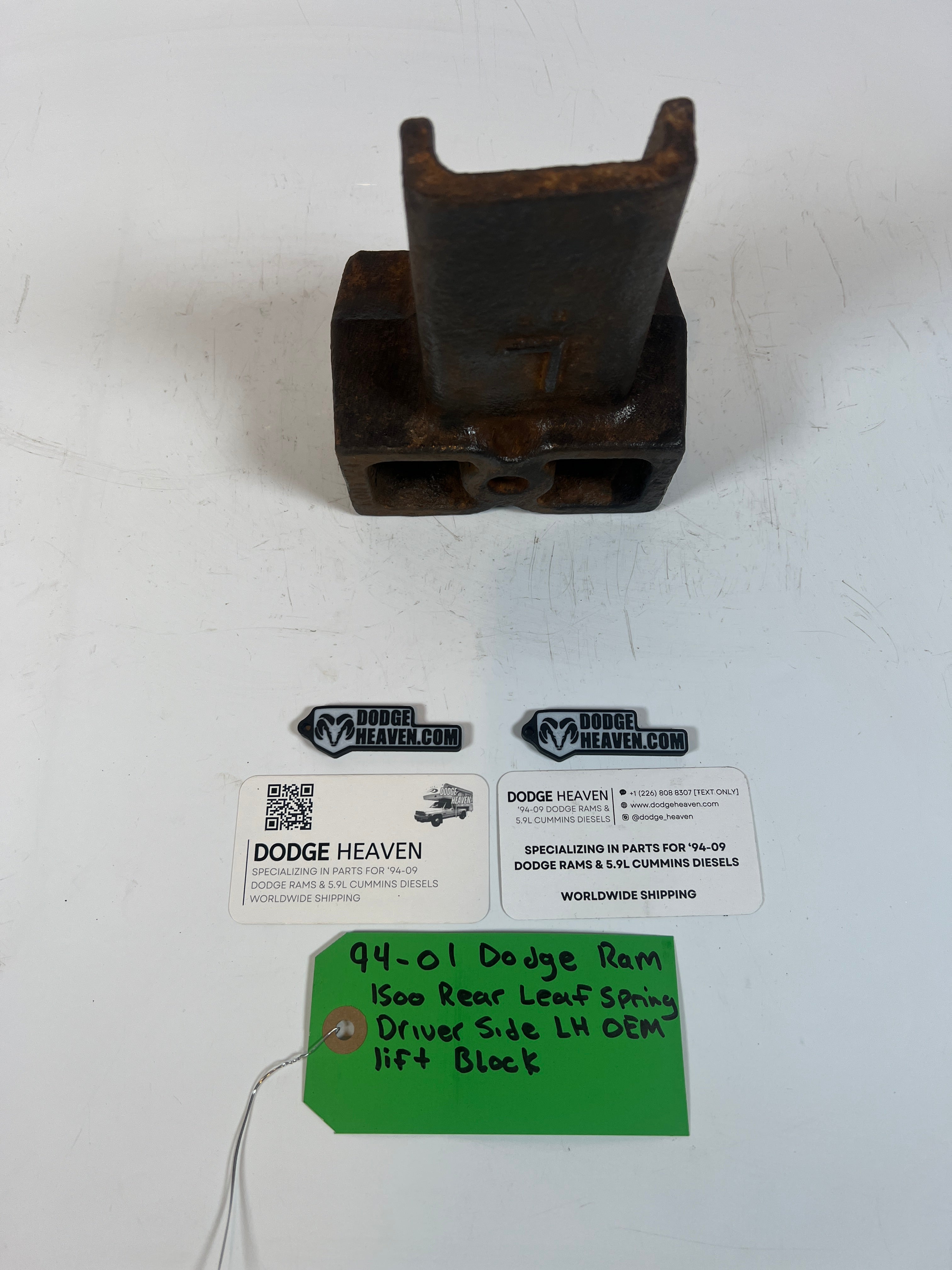 1994-2001 Dodge Ram 1500 Rear Leaf Spring Driver LH Lift Block