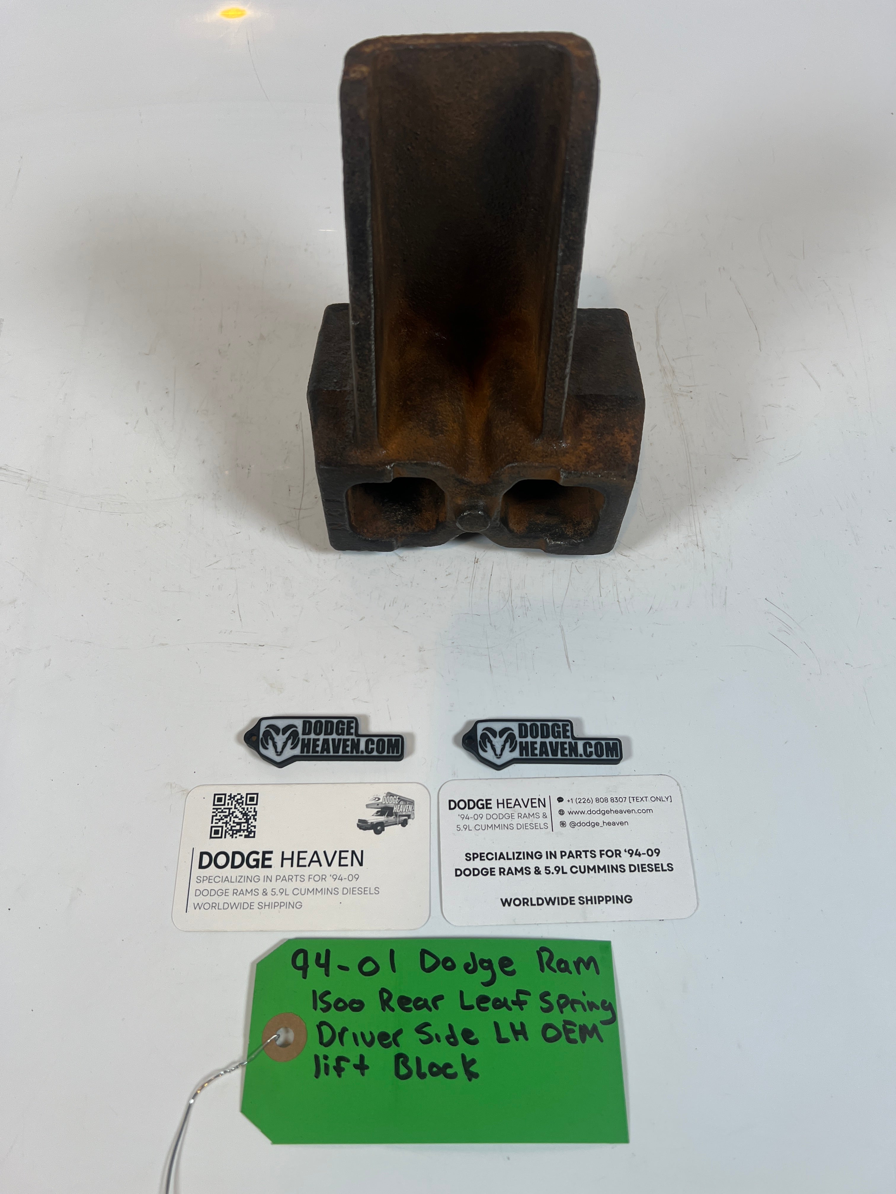 1994-2001 Dodge Ram 1500 Rear Leaf Spring Driver LH Lift Block