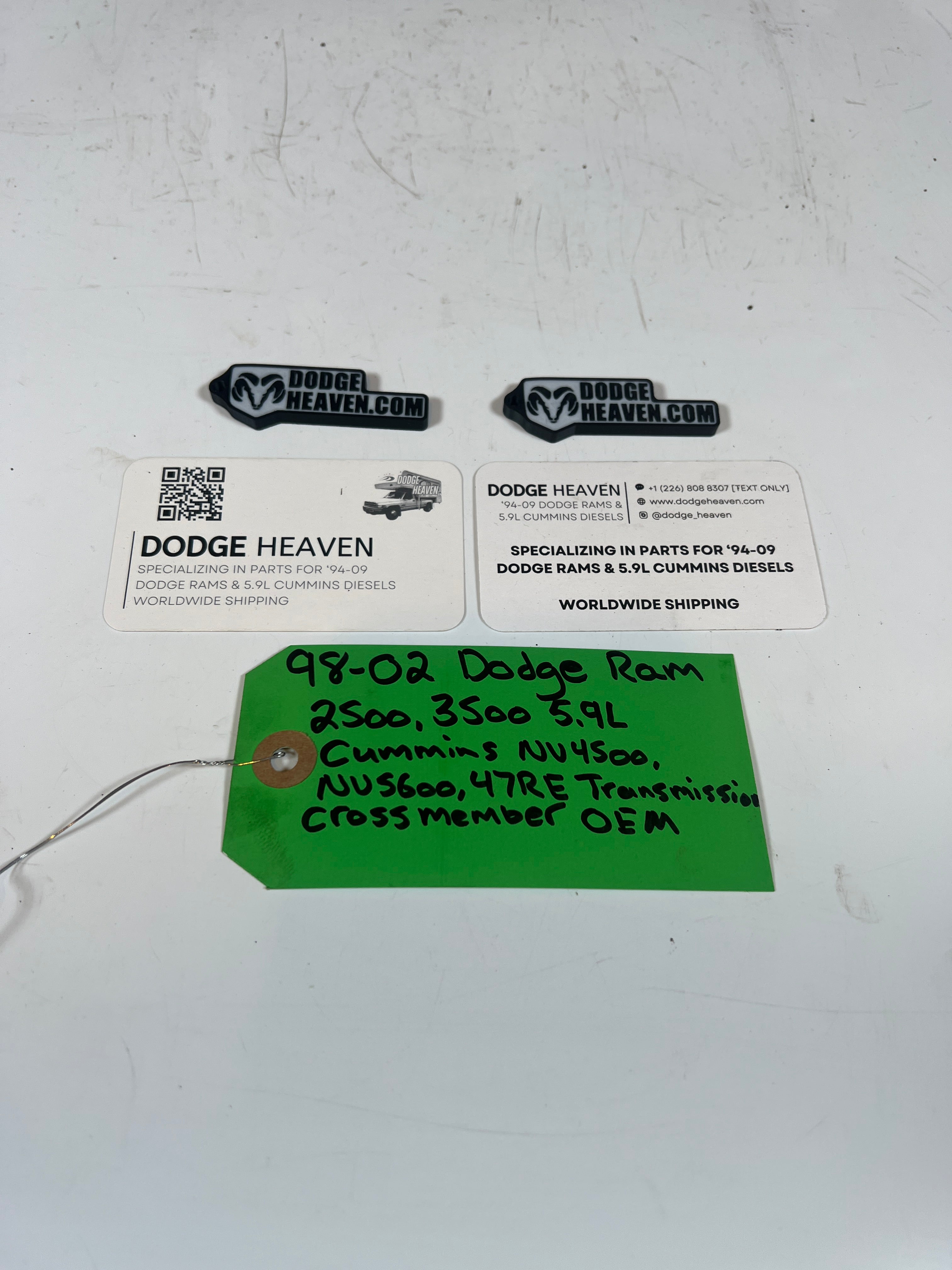 1998-2002 Dodge Ram 2500 3500 Transmission Crossmember NV4500 NV5600 47RE